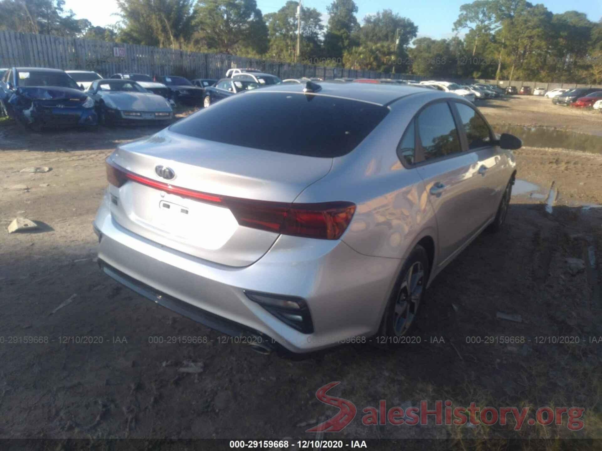 3KPF24AD6LE239870 2020 KIA FORTE