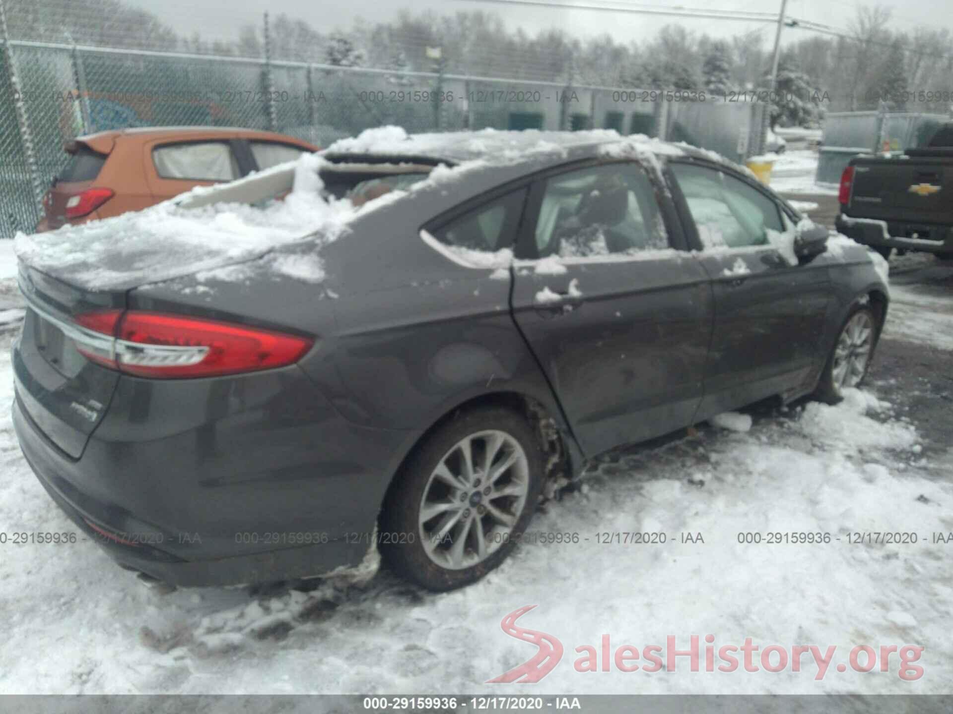 3FA6P0LUXHR285411 2017 FORD FUSION