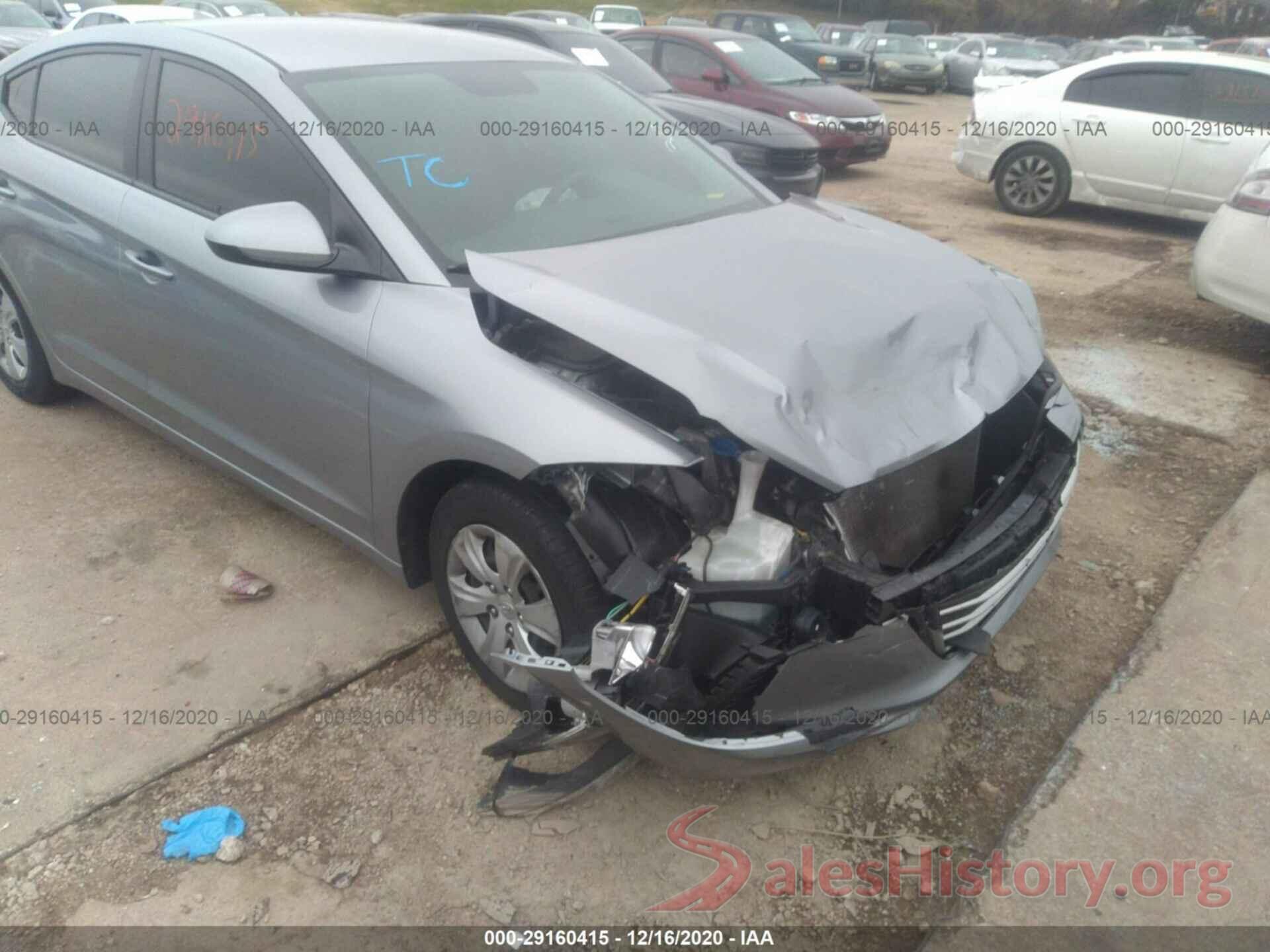 5NPD74LF4HH141494 2017 HYUNDAI ELANTRA