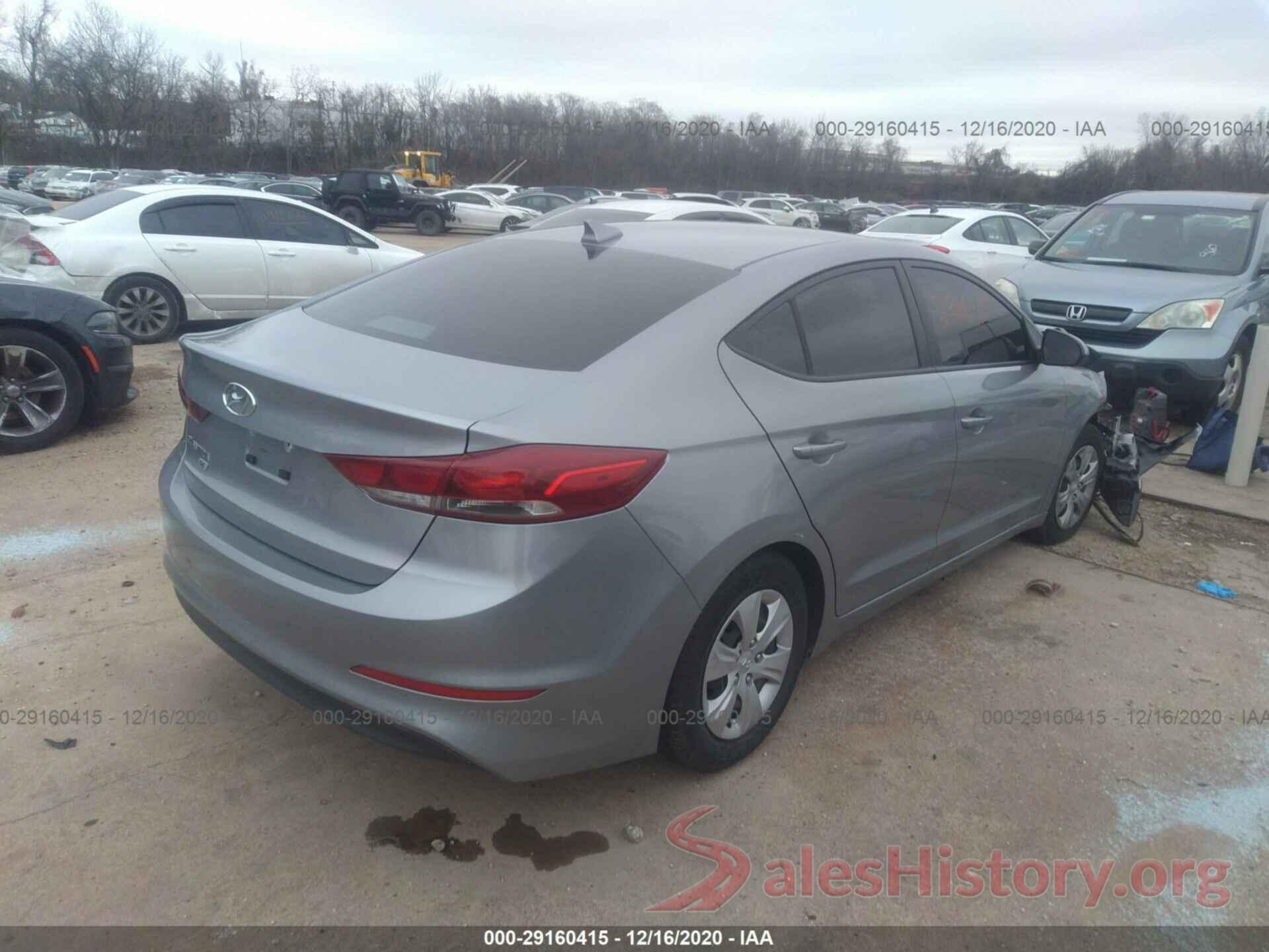 5NPD74LF4HH141494 2017 HYUNDAI ELANTRA