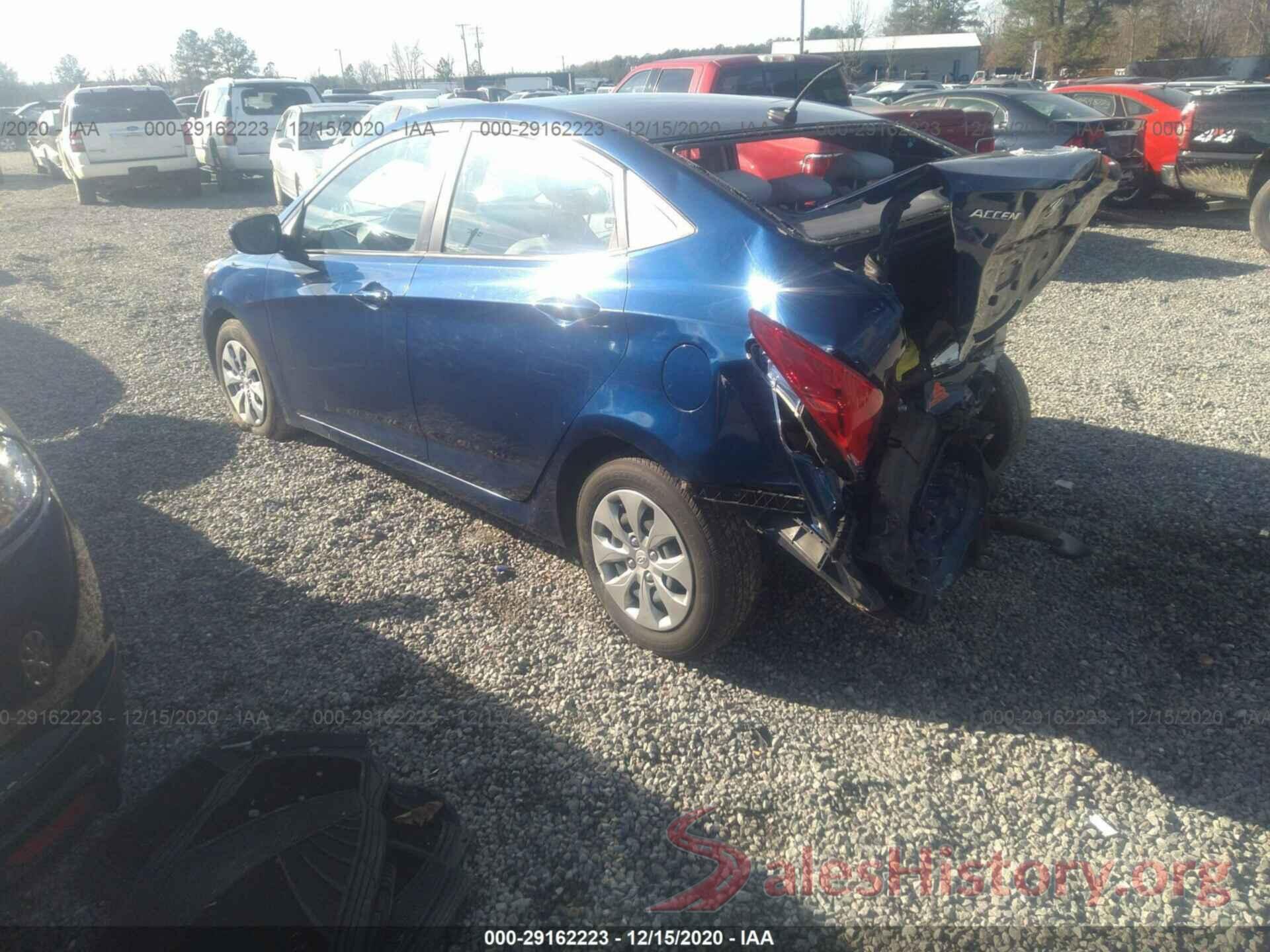 KMHCT4AE7HU291618 2017 HYUNDAI ACCENT