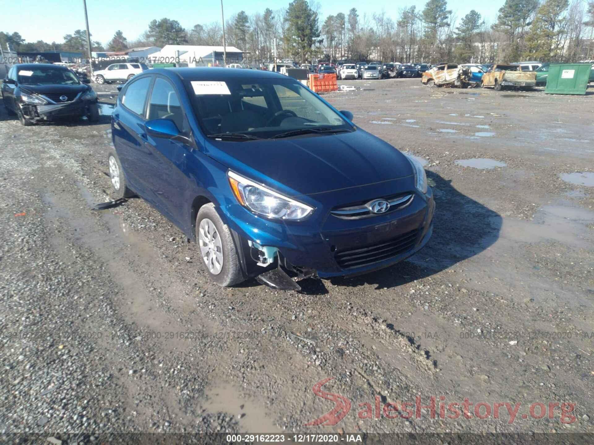 KMHCT4AE7HU291618 2017 HYUNDAI ACCENT