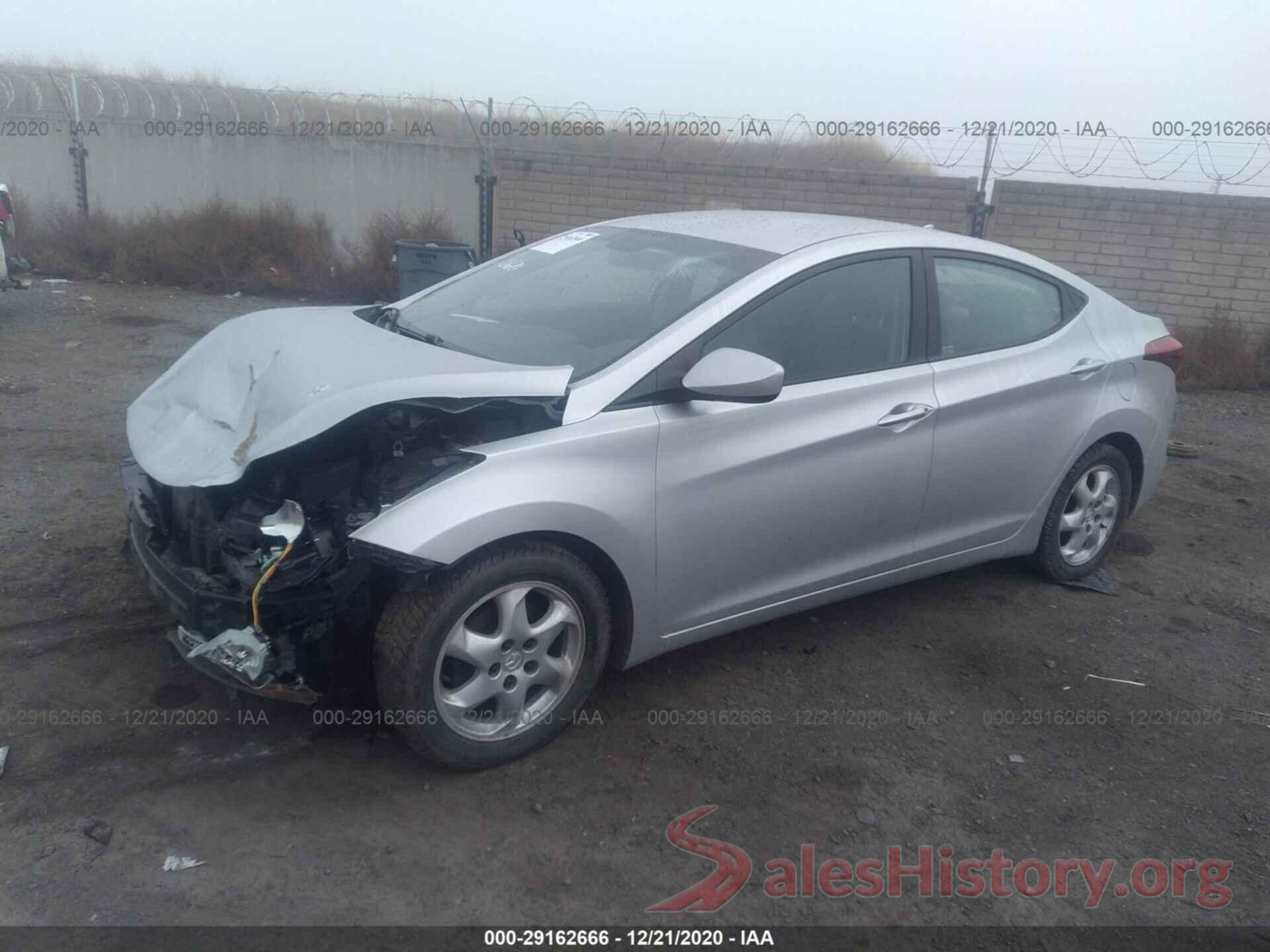 5NPDH4AE5GH684150 2016 HYUNDAI ELANTRA