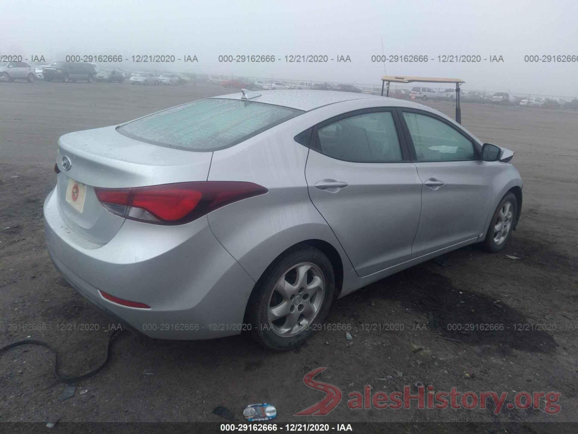 5NPDH4AE5GH684150 2016 HYUNDAI ELANTRA