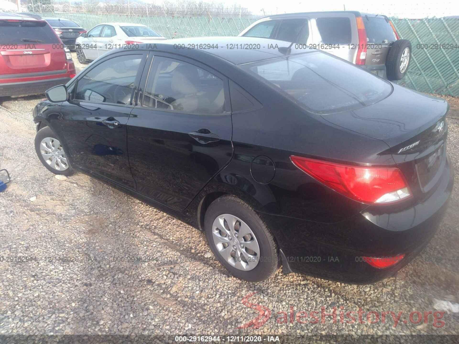 KMHCT4AEXGU017263 2016 HYUNDAI ACCENT