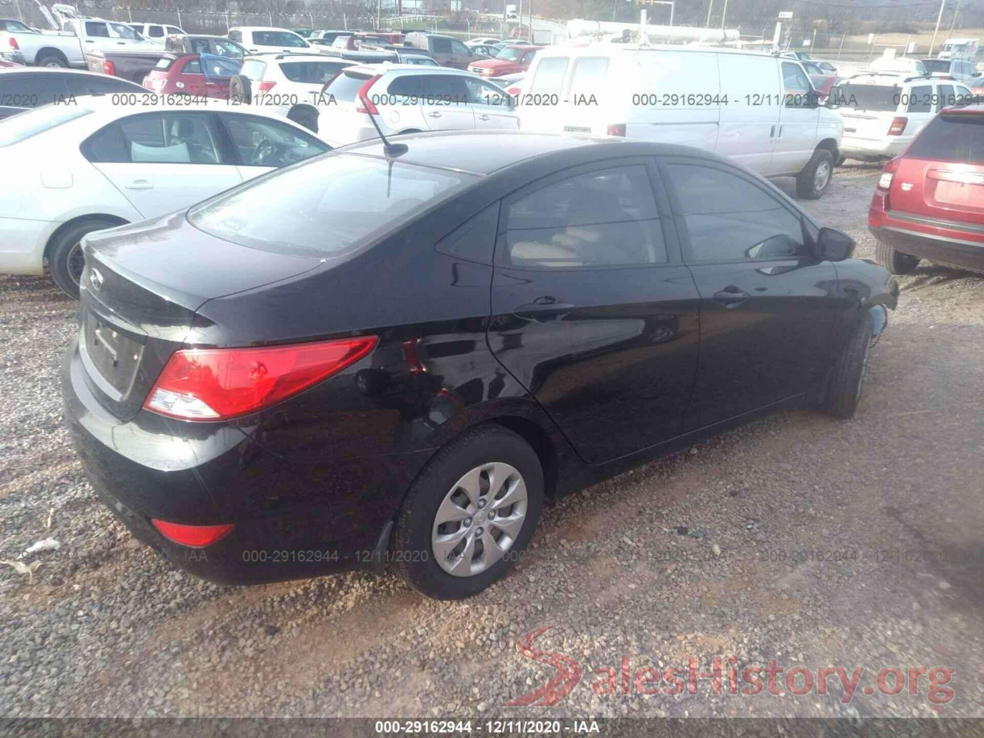 KMHCT4AEXGU017263 2016 HYUNDAI ACCENT