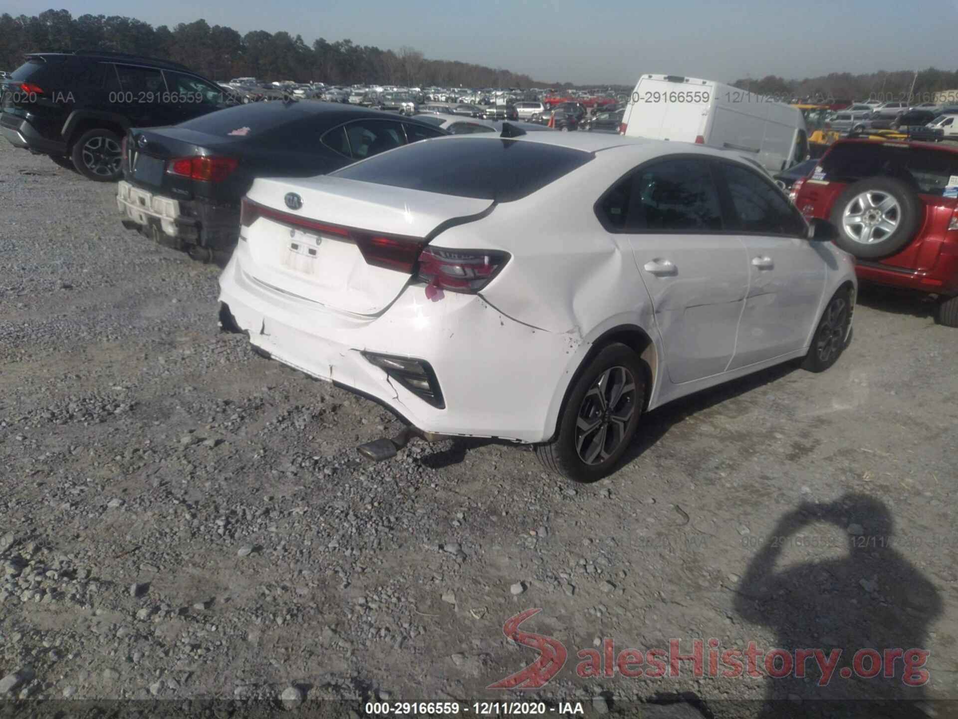 3KPF24AD6LE214631 2020 KIA FORTE