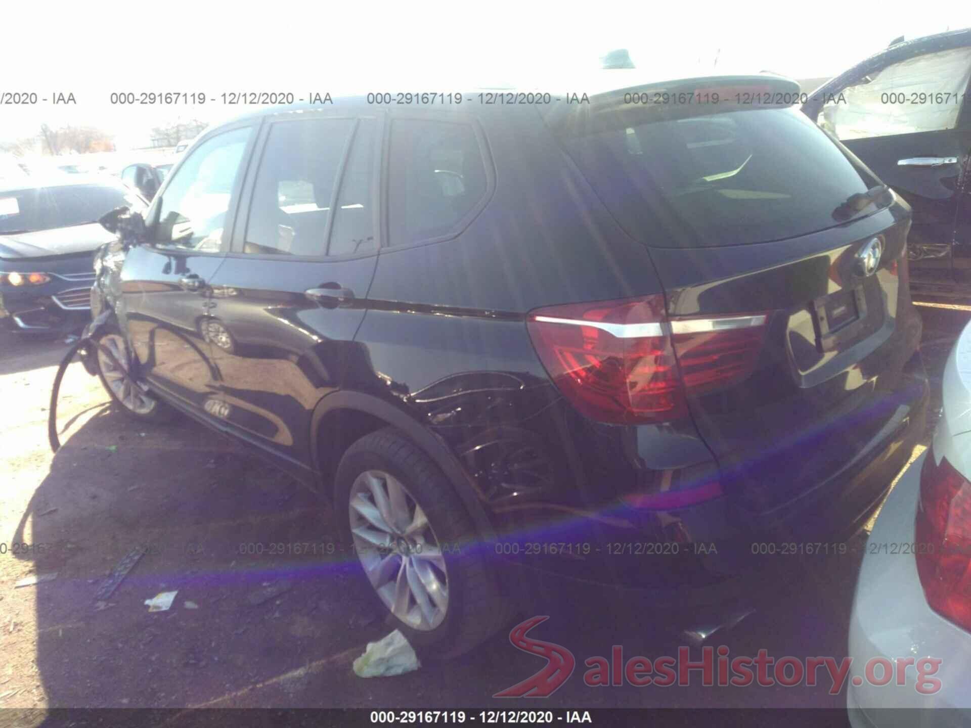 5UXWX9C56H0T13775 2017 BMW X3