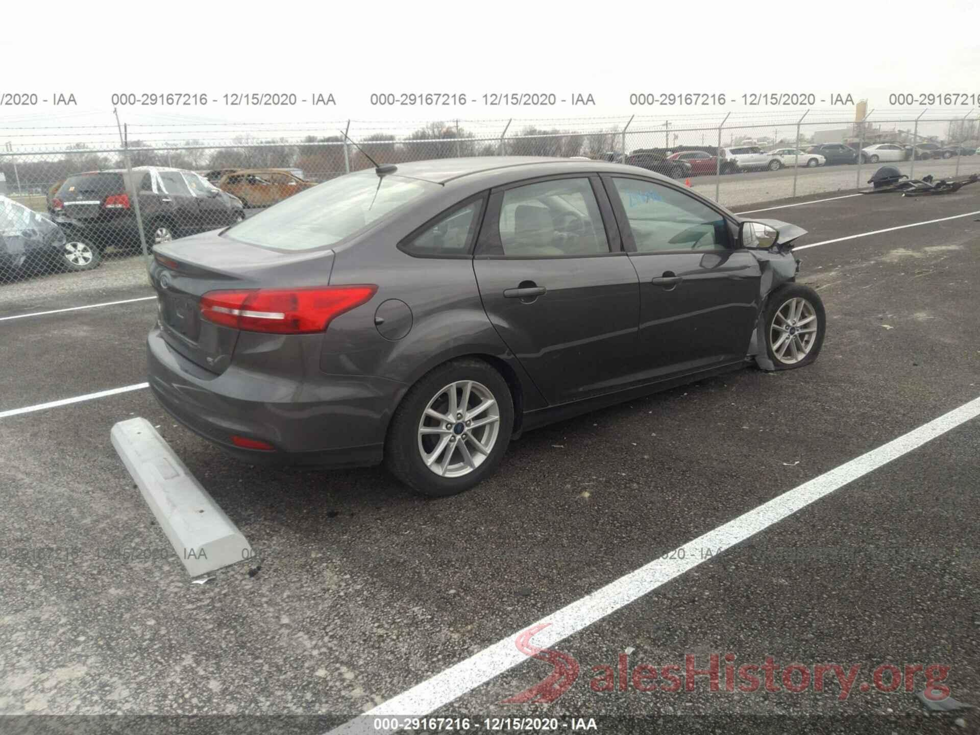 1FADP3F26HL309205 2017 FORD FOCUS