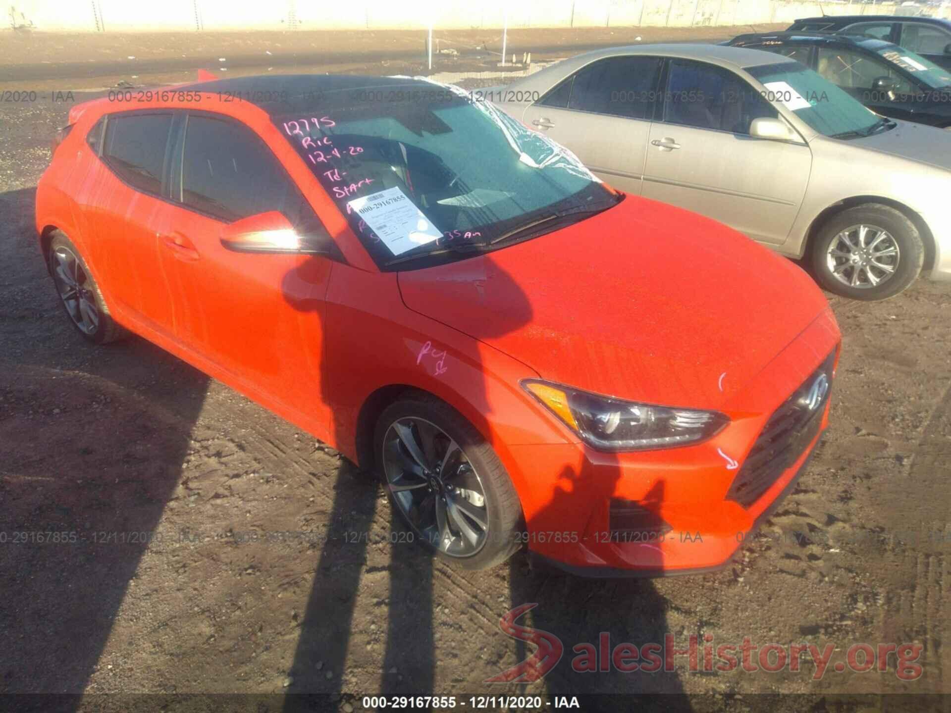 KMHTG6AF7LU028594 2020 HYUNDAI VELOSTER