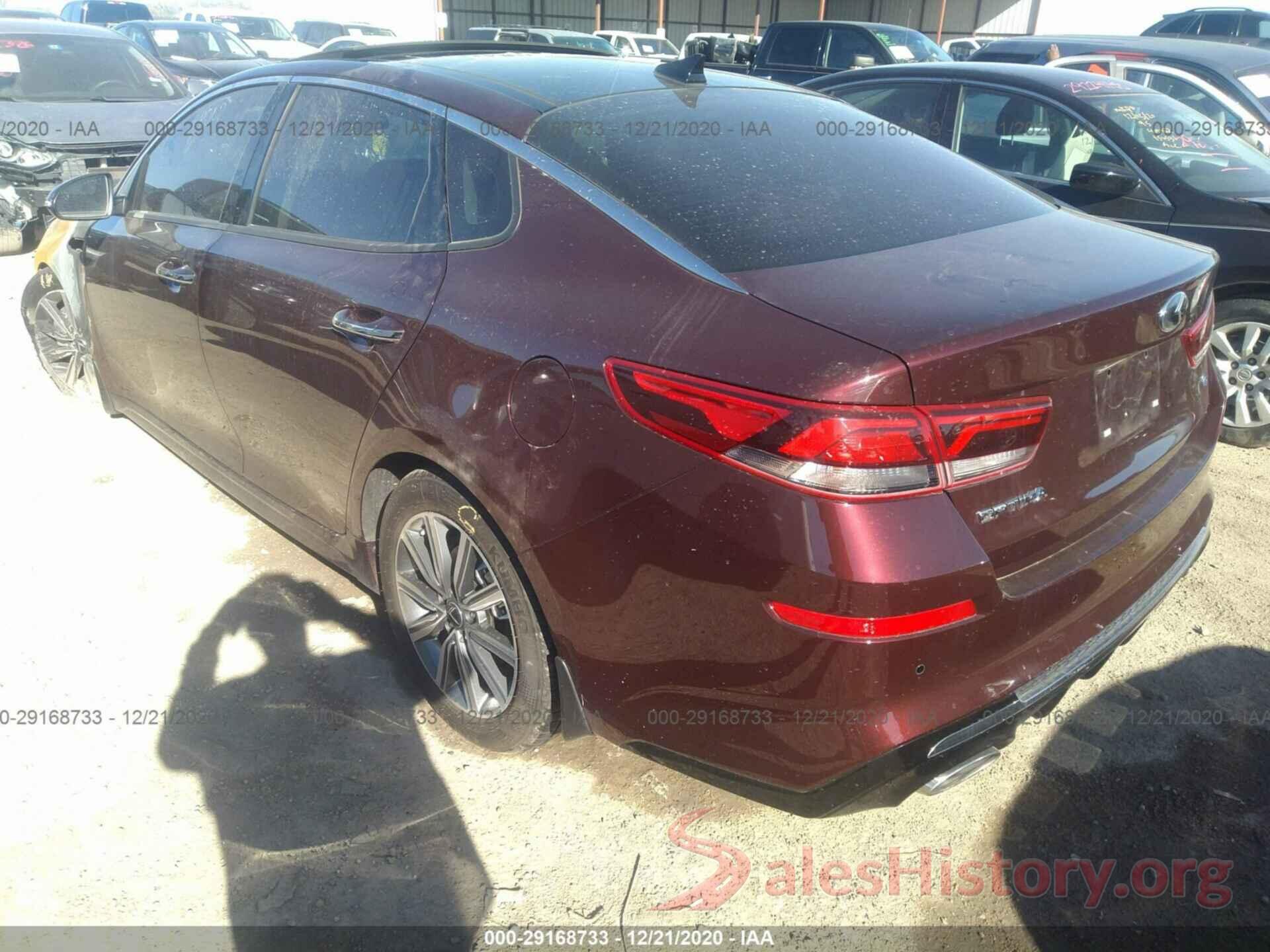 5XXGU4L17LG393836 2020 KIA OPTIMA