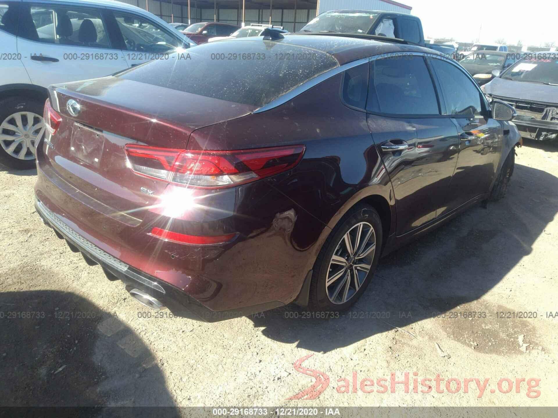 5XXGU4L17LG393836 2020 KIA OPTIMA