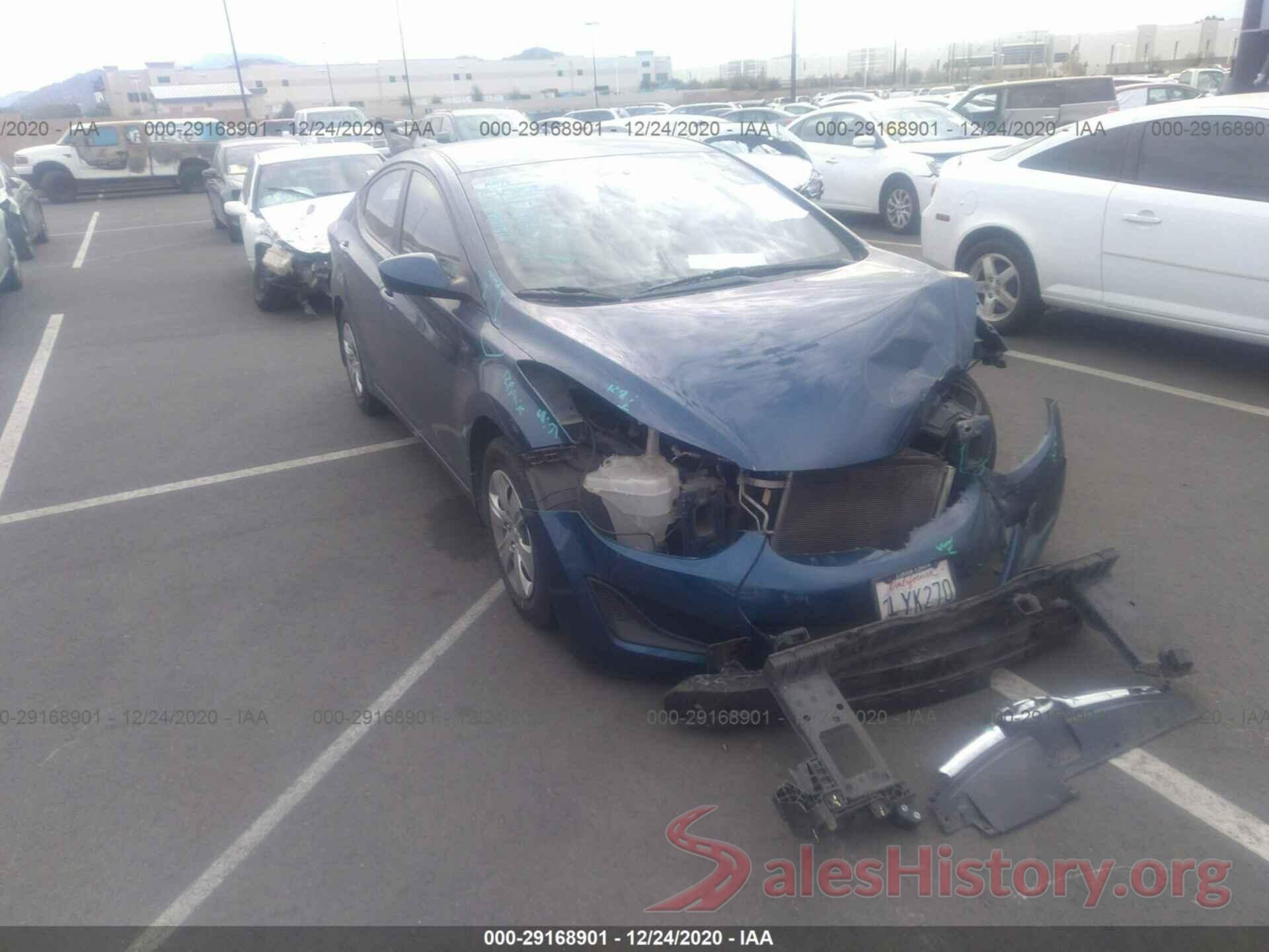 KMHDH4AE7GU476367 2016 HYUNDAI ELANTRA