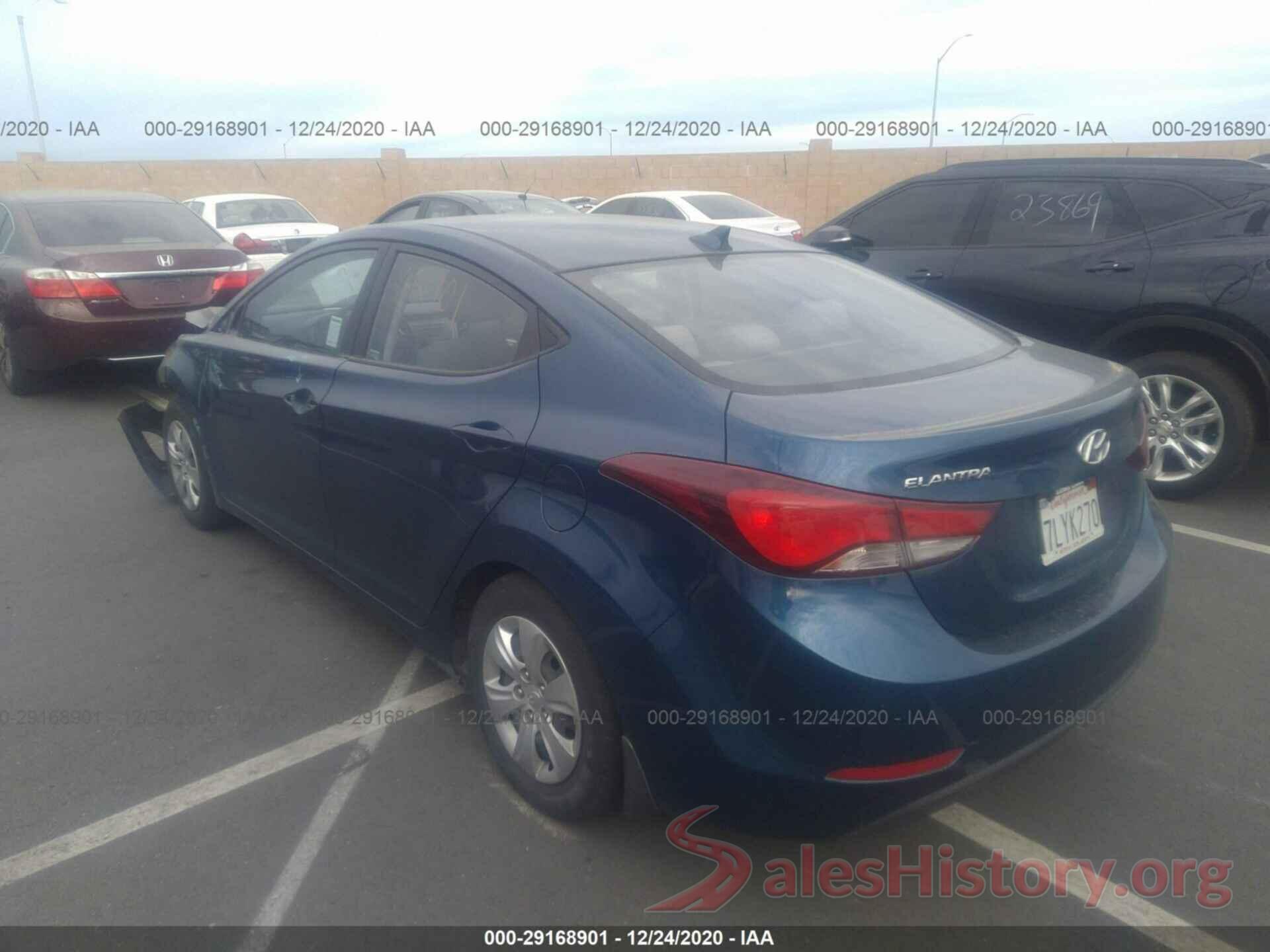 KMHDH4AE7GU476367 2016 HYUNDAI ELANTRA