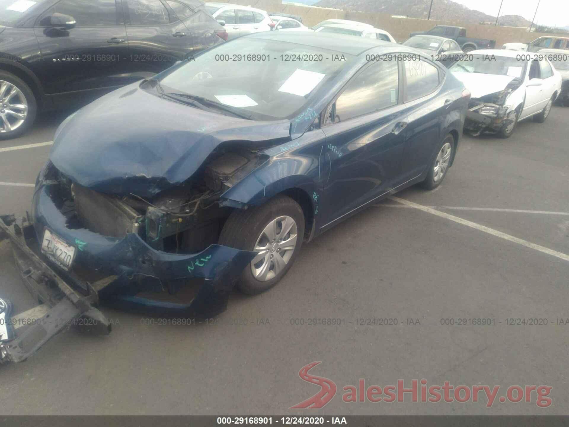 KMHDH4AE7GU476367 2016 HYUNDAI ELANTRA