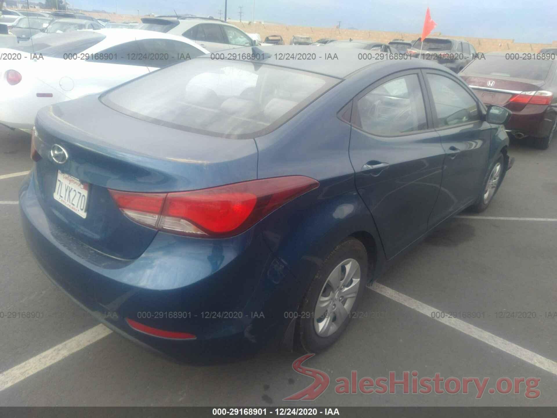 KMHDH4AE7GU476367 2016 HYUNDAI ELANTRA