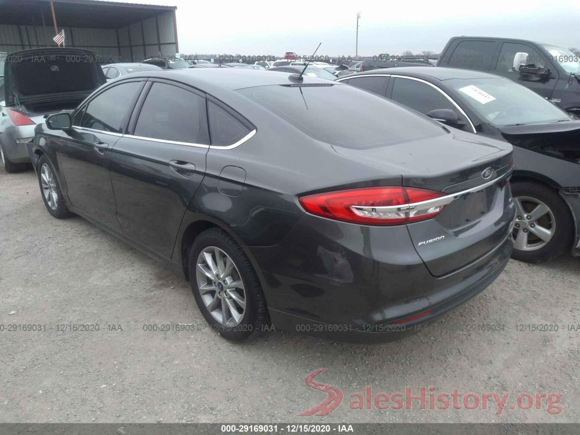 3FA6P0HDXHR208031 2017 FORD FUSION