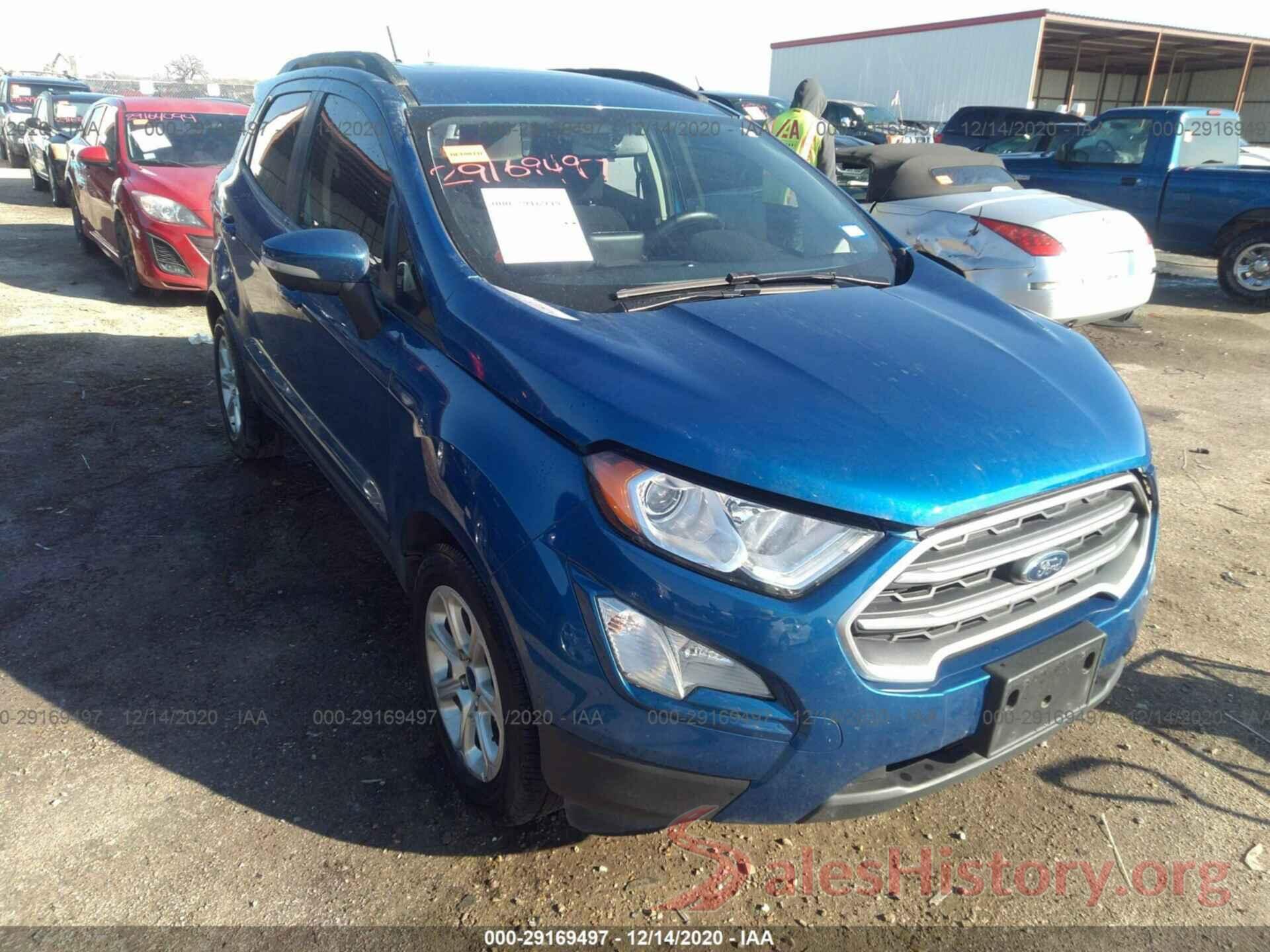 MAJ3S2GE7KC307189 2019 FORD ECOSPORT