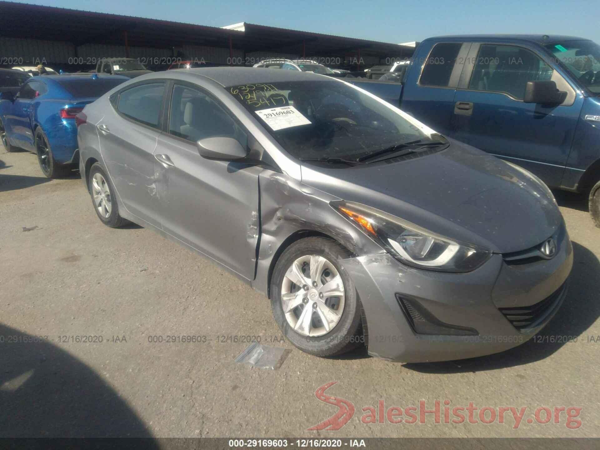 5NPDH4AE1GH735417 2016 HYUNDAI ELANTRA