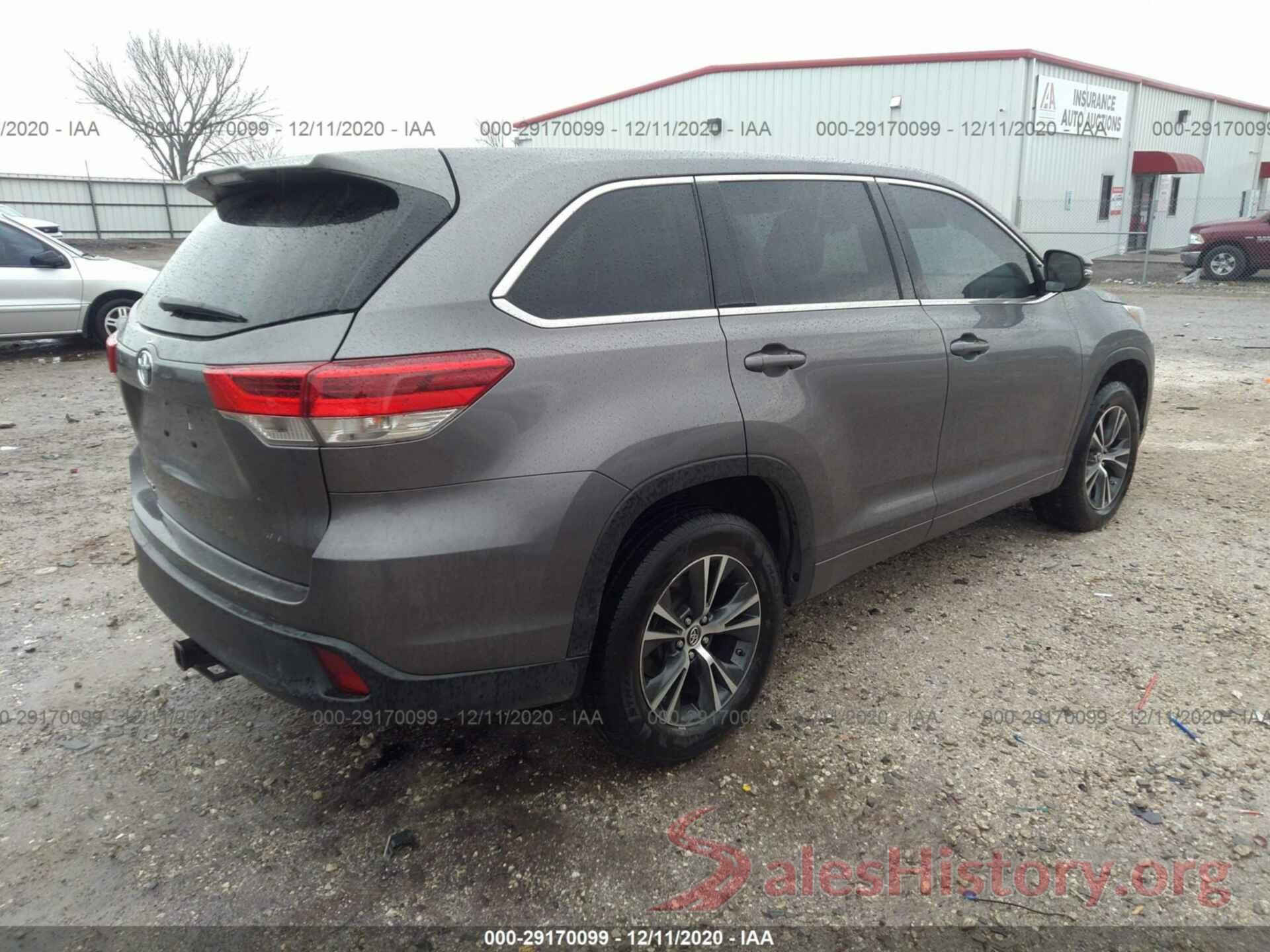 5TDZZRFH6JS245446 2018 TOYOTA HIGHLANDER