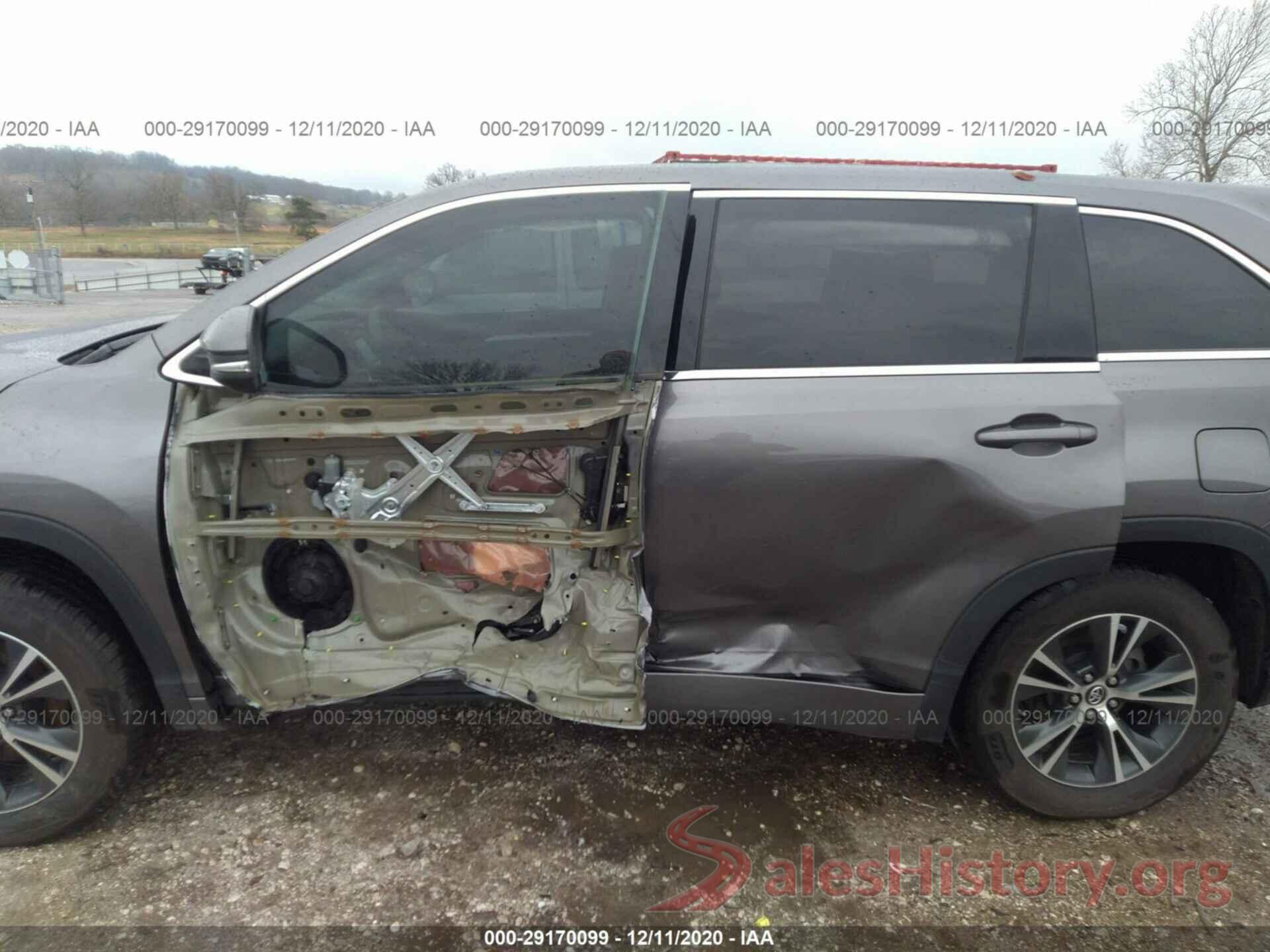 5TDZZRFH6JS245446 2018 TOYOTA HIGHLANDER