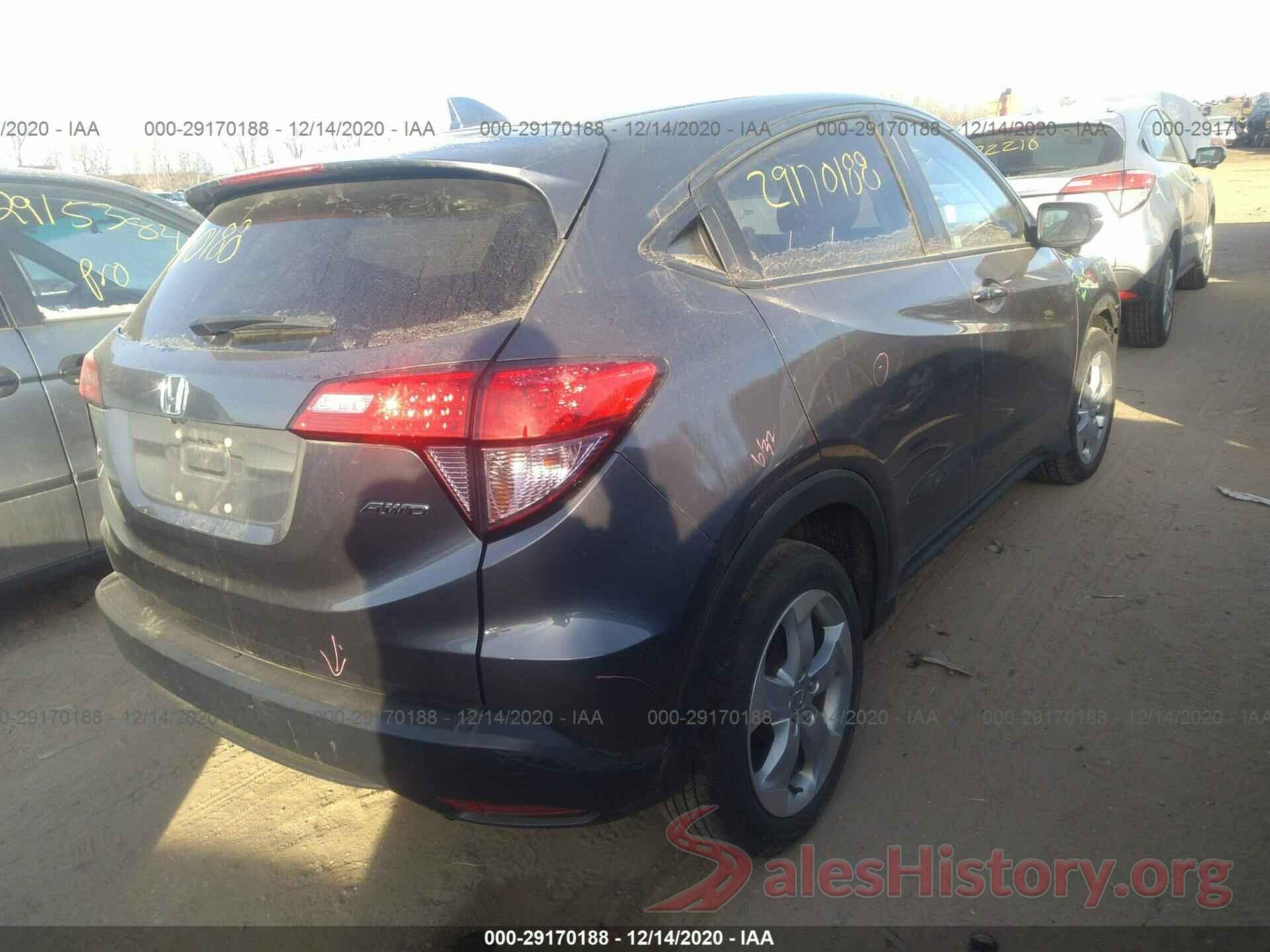 3CZRU6H53GM744367 2016 HONDA HR-V