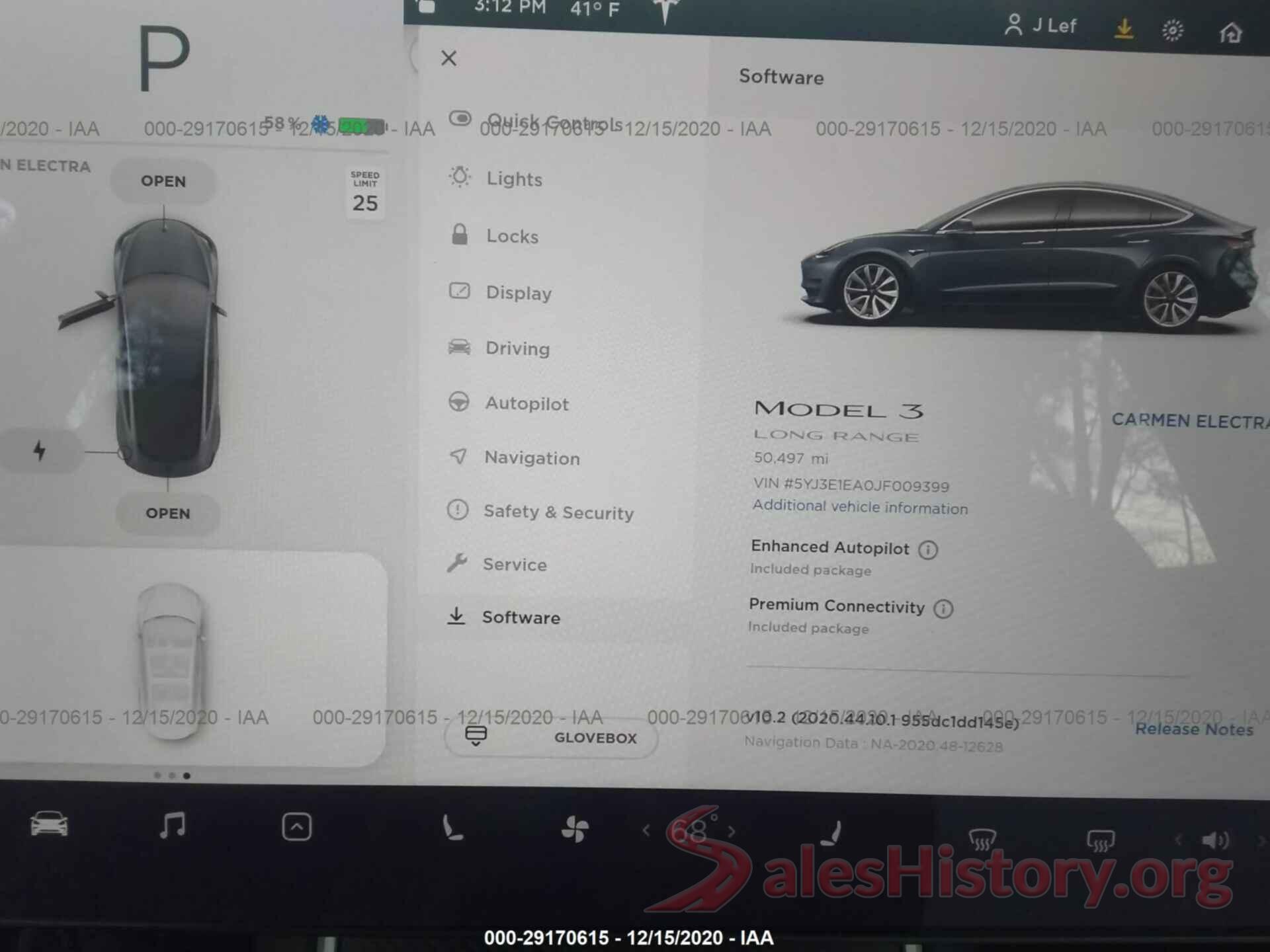 5YJ3E1EA0JF009399 2018 TESLA MODEL 3