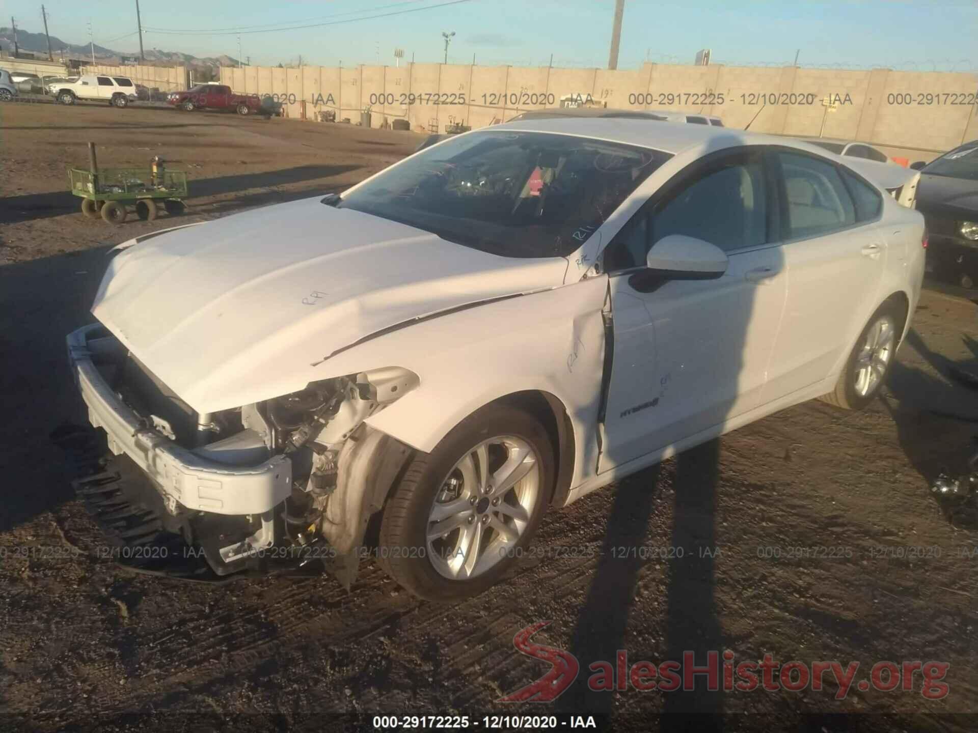 3FA6P0UU8JR204720 2018 FORD FUSION HYBRID