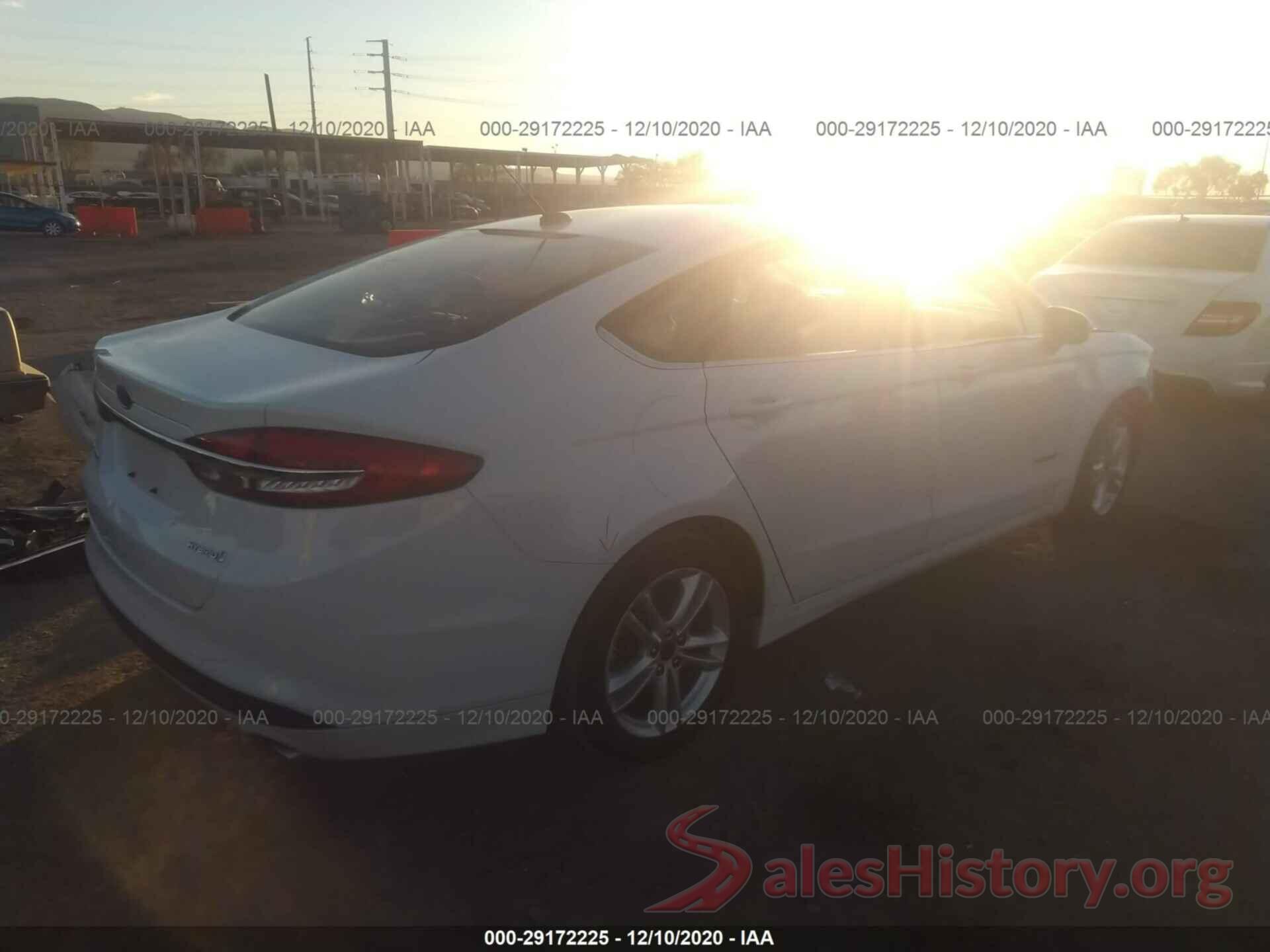 3FA6P0UU8JR204720 2018 FORD FUSION HYBRID