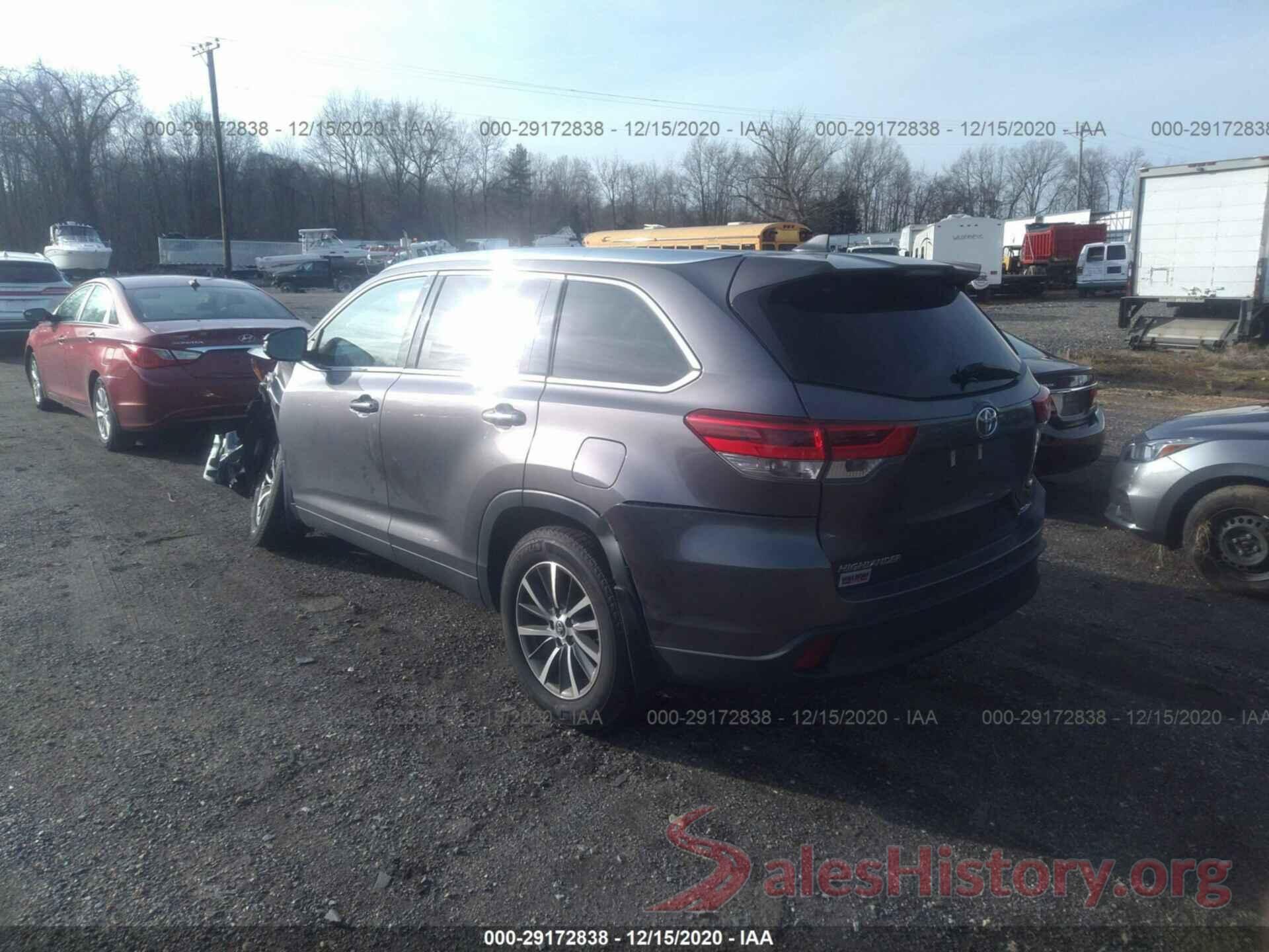 5TDJZRFH0KS574917 2019 TOYOTA HIGHLANDER