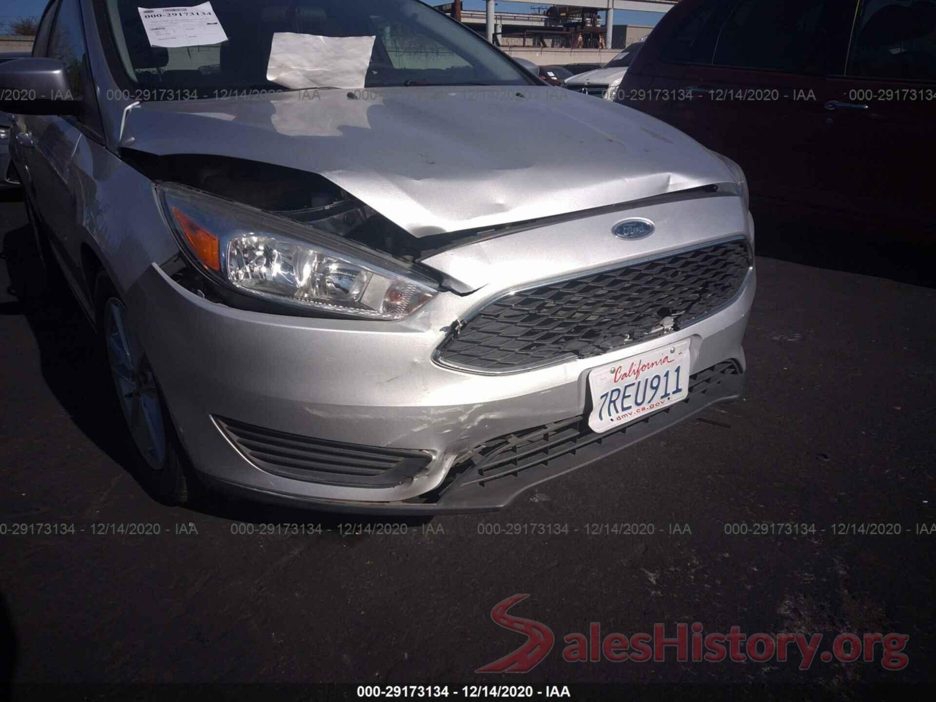 1FADP3K29GL270405 2016 FORD FOCUS