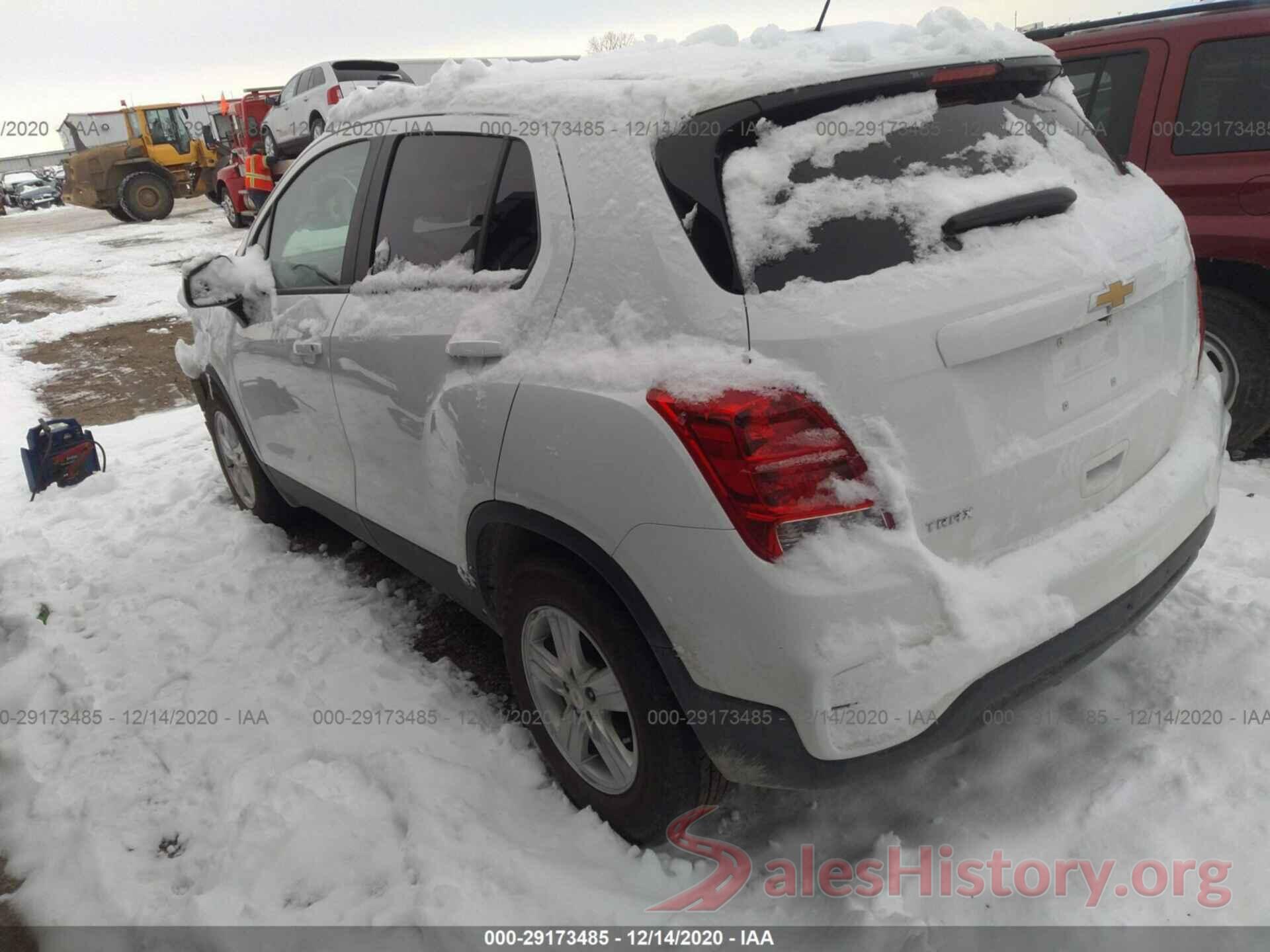 KL7CJKSB7LB021406 2020 CHEVROLET TRAX