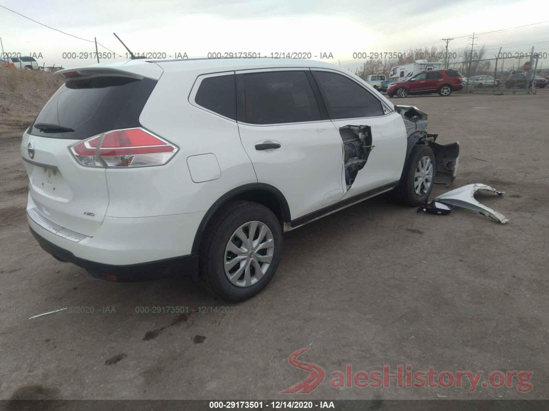 KNMAT2MV6GP617904 2016 NISSAN ROGUE