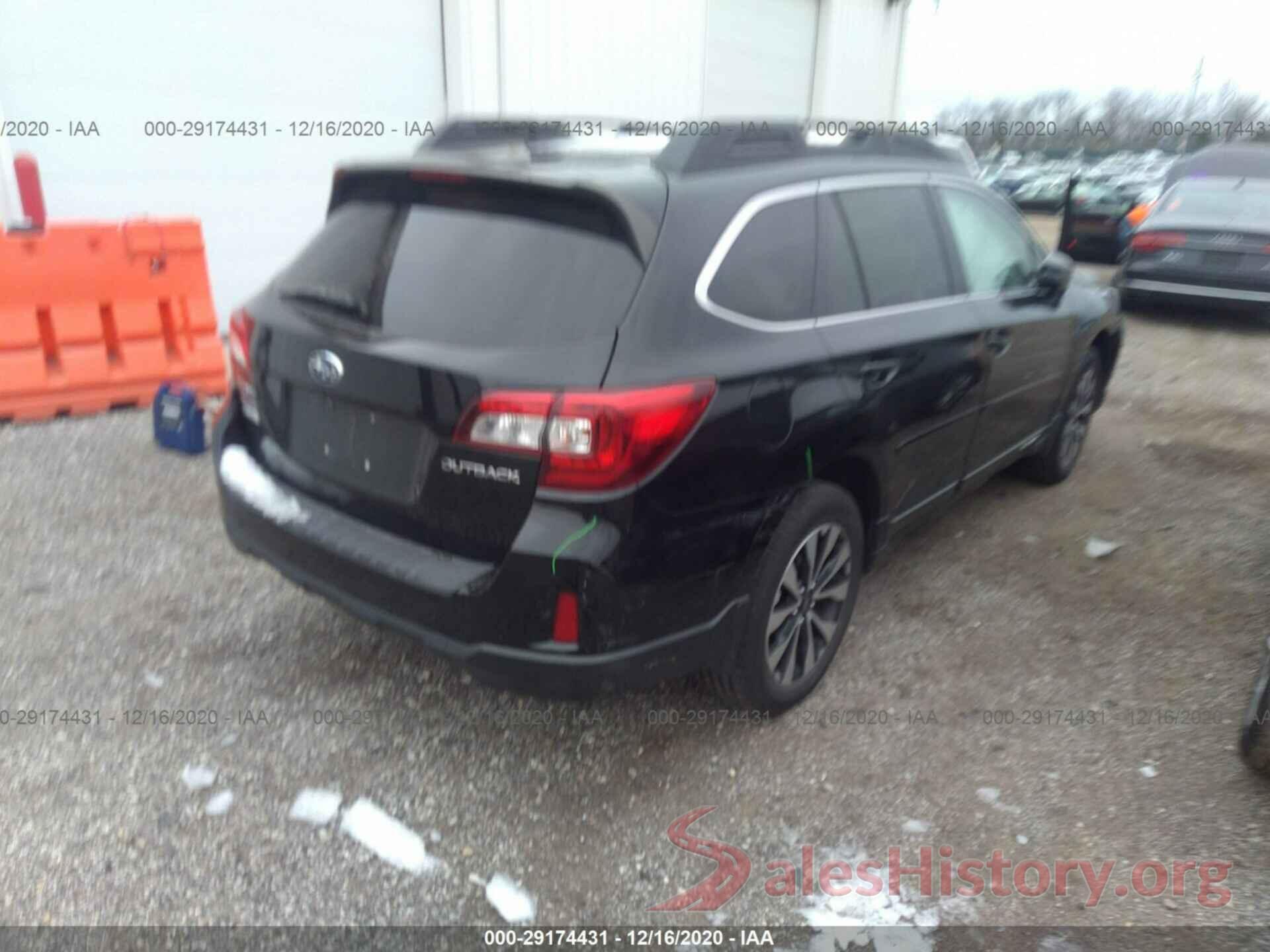 4S4BSBJC8G3258424 2016 SUBARU OUTBACK