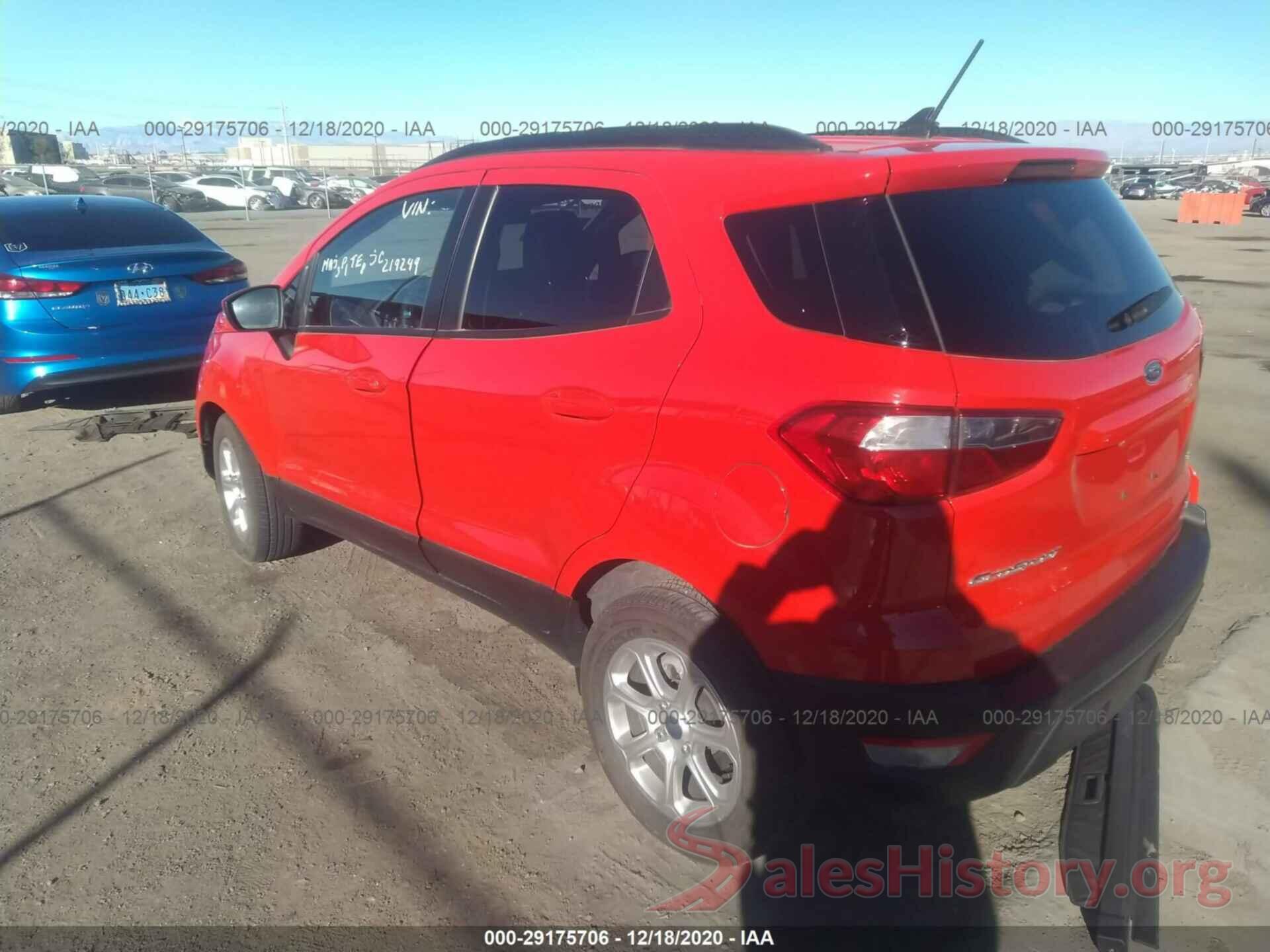 MAJ3P1TE8JC219249 2018 FORD ECOSPORT