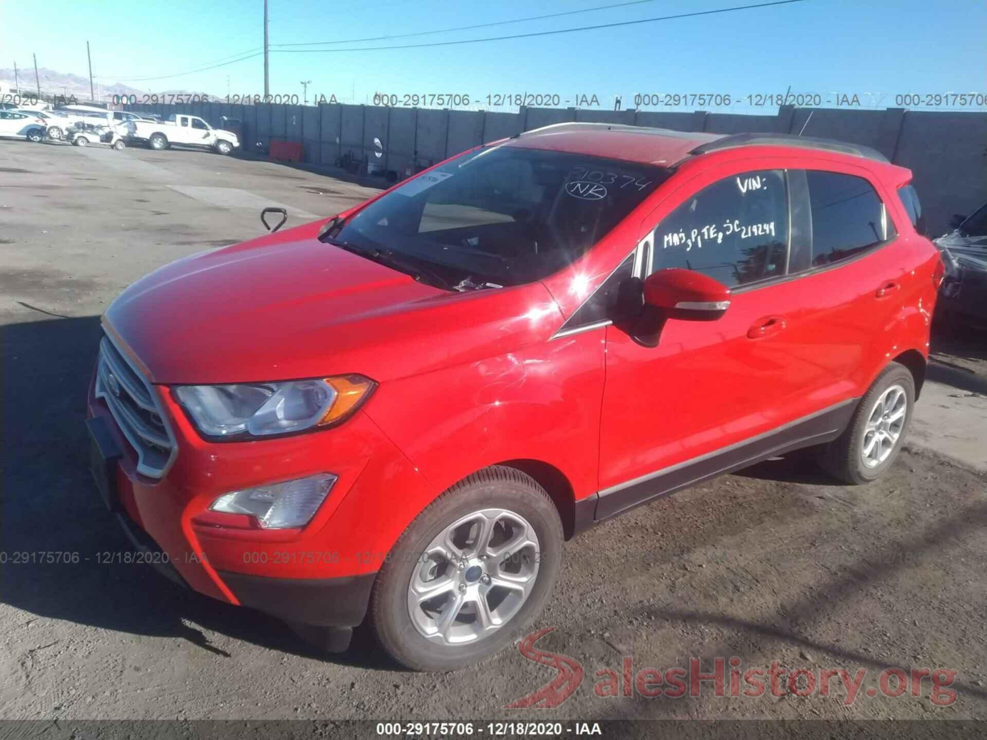 MAJ3P1TE8JC219249 2018 FORD ECOSPORT