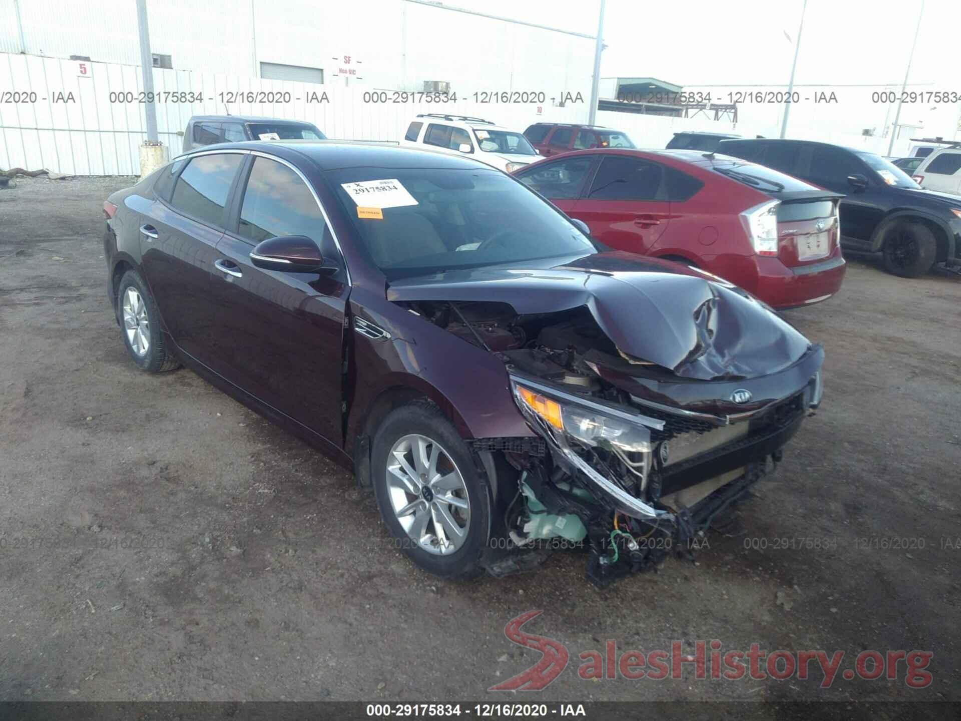 5XXGT4L33GG103201 2016 KIA OPTIMA