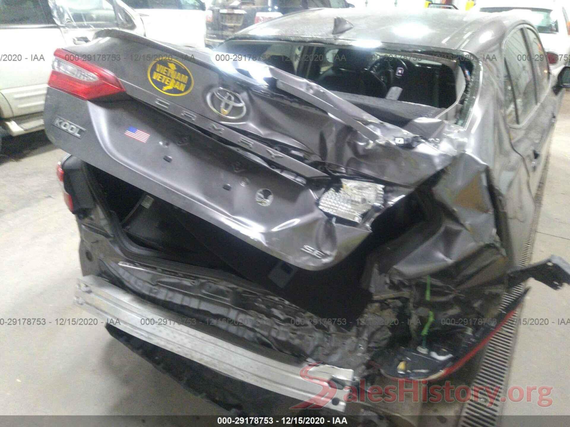 4T1B11HK6KU733422 2019 TOYOTA CAMRY