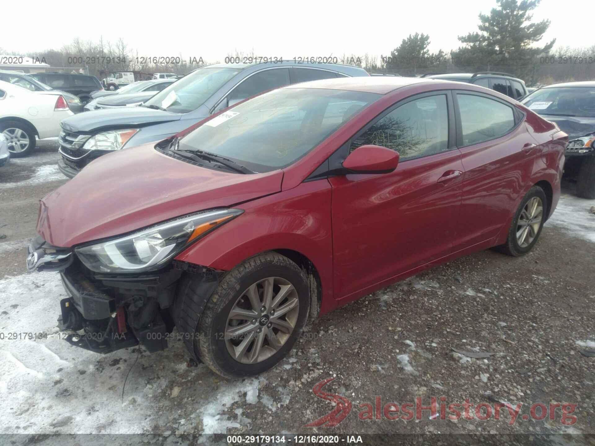 KMHDH4AE7GU518682 2016 HYUNDAI ELANTRA