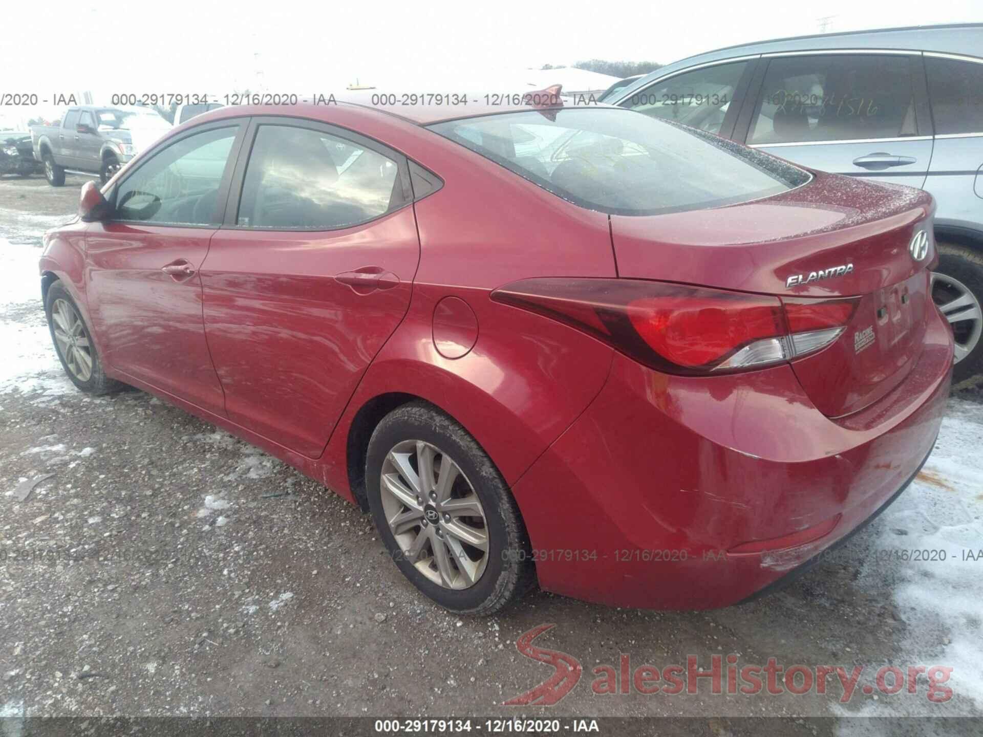 KMHDH4AE7GU518682 2016 HYUNDAI ELANTRA