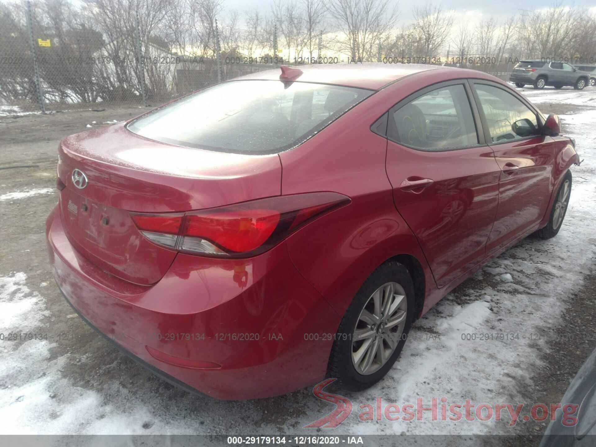 KMHDH4AE7GU518682 2016 HYUNDAI ELANTRA