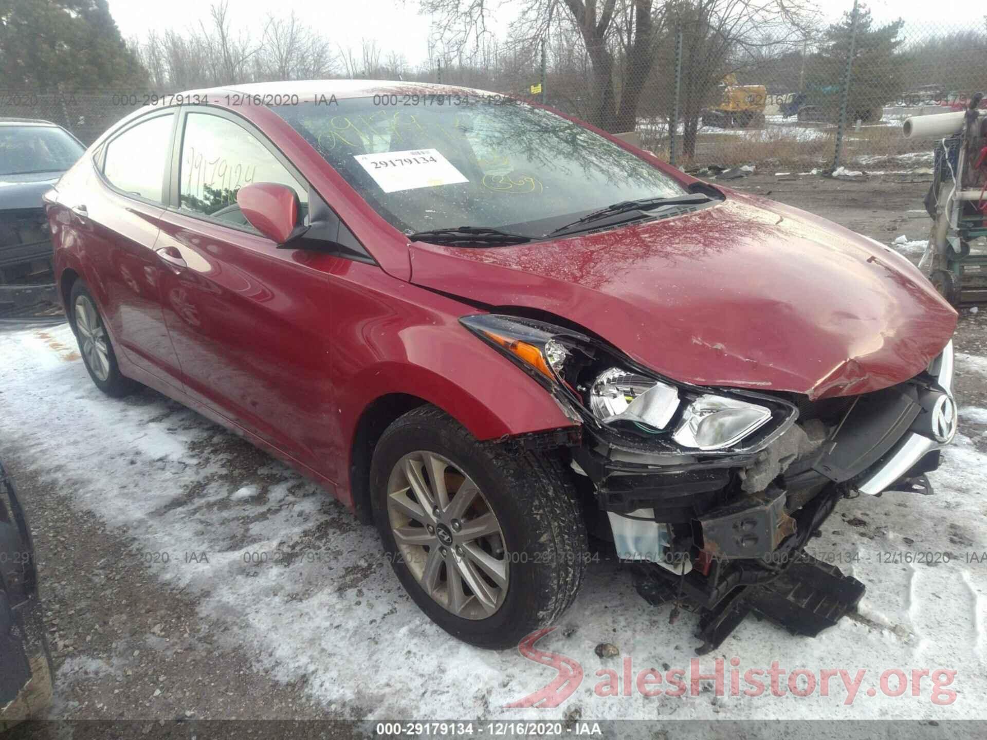 KMHDH4AE7GU518682 2016 HYUNDAI ELANTRA