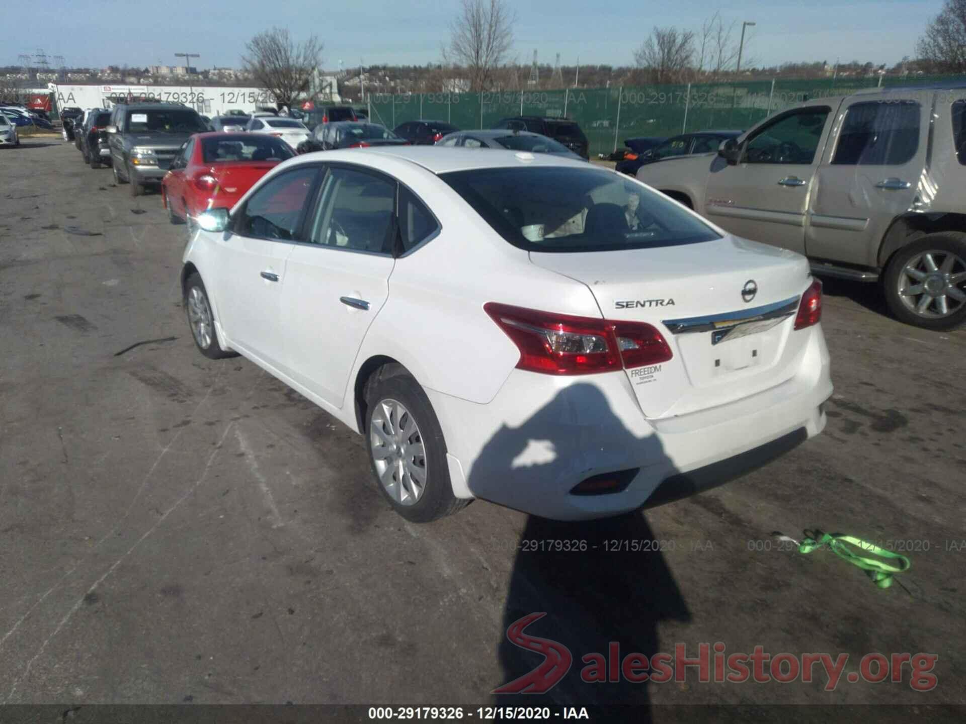 3N1AB7AP0GL670845 2016 NISSAN SENTRA