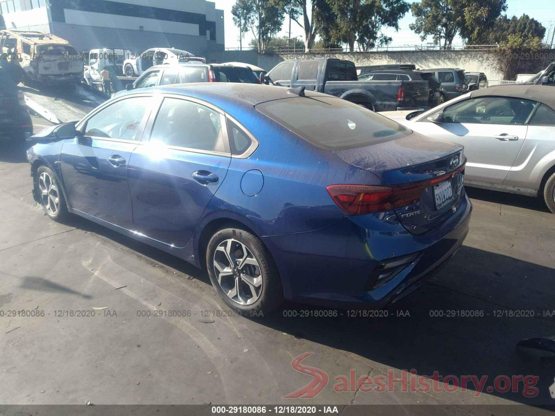 3KPF24ADXLE204832 2020 KIA FORTE