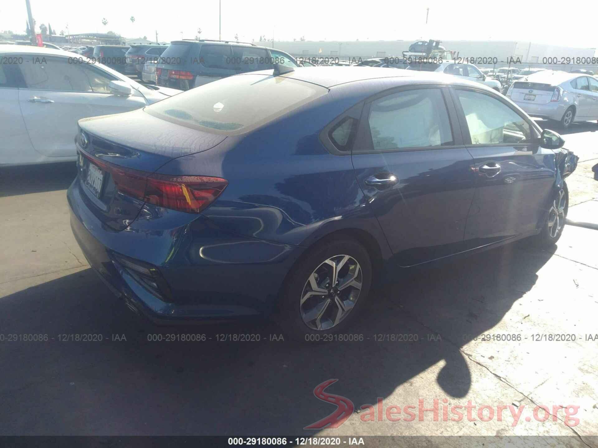 3KPF24ADXLE204832 2020 KIA FORTE