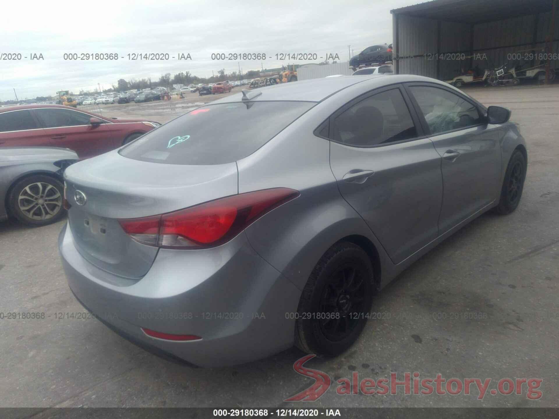 5NPDH4AEXGH677176 2016 HYUNDAI ELANTRA