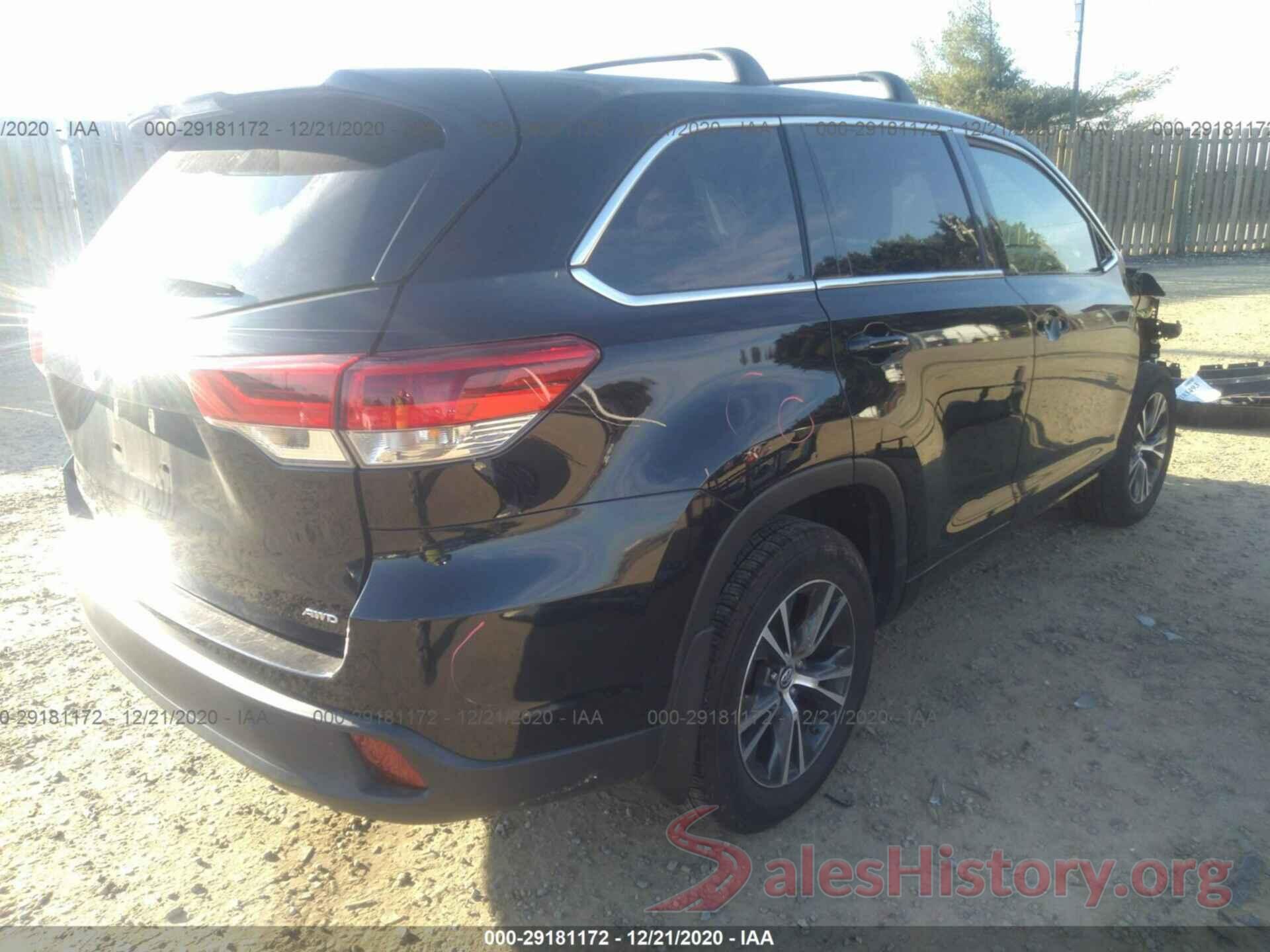 5TDBZRFH3HS398328 2017 TOYOTA HIGHLANDER