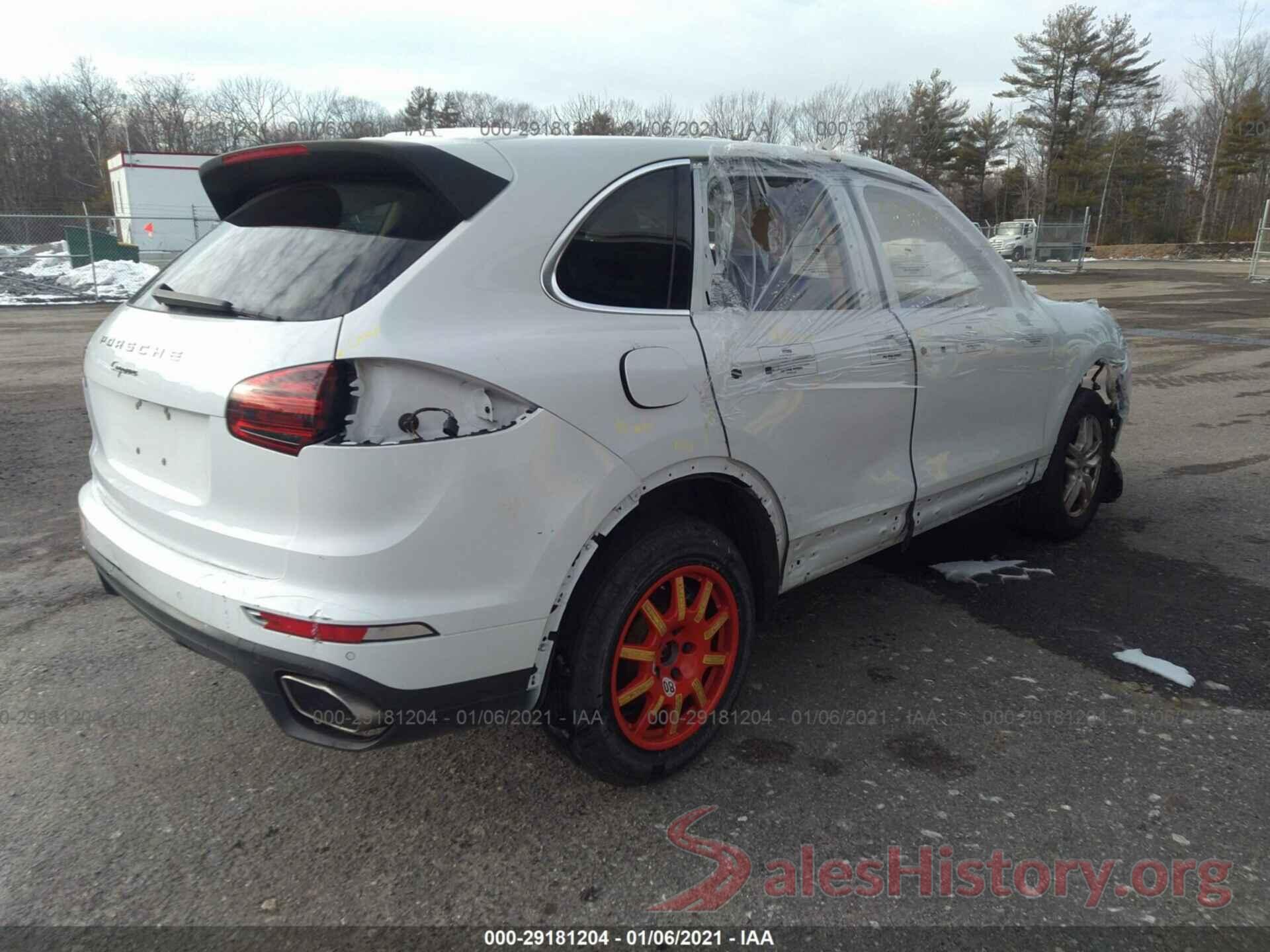 WP1AA2A27GKA11555 2016 PORSCHE CAYENNE