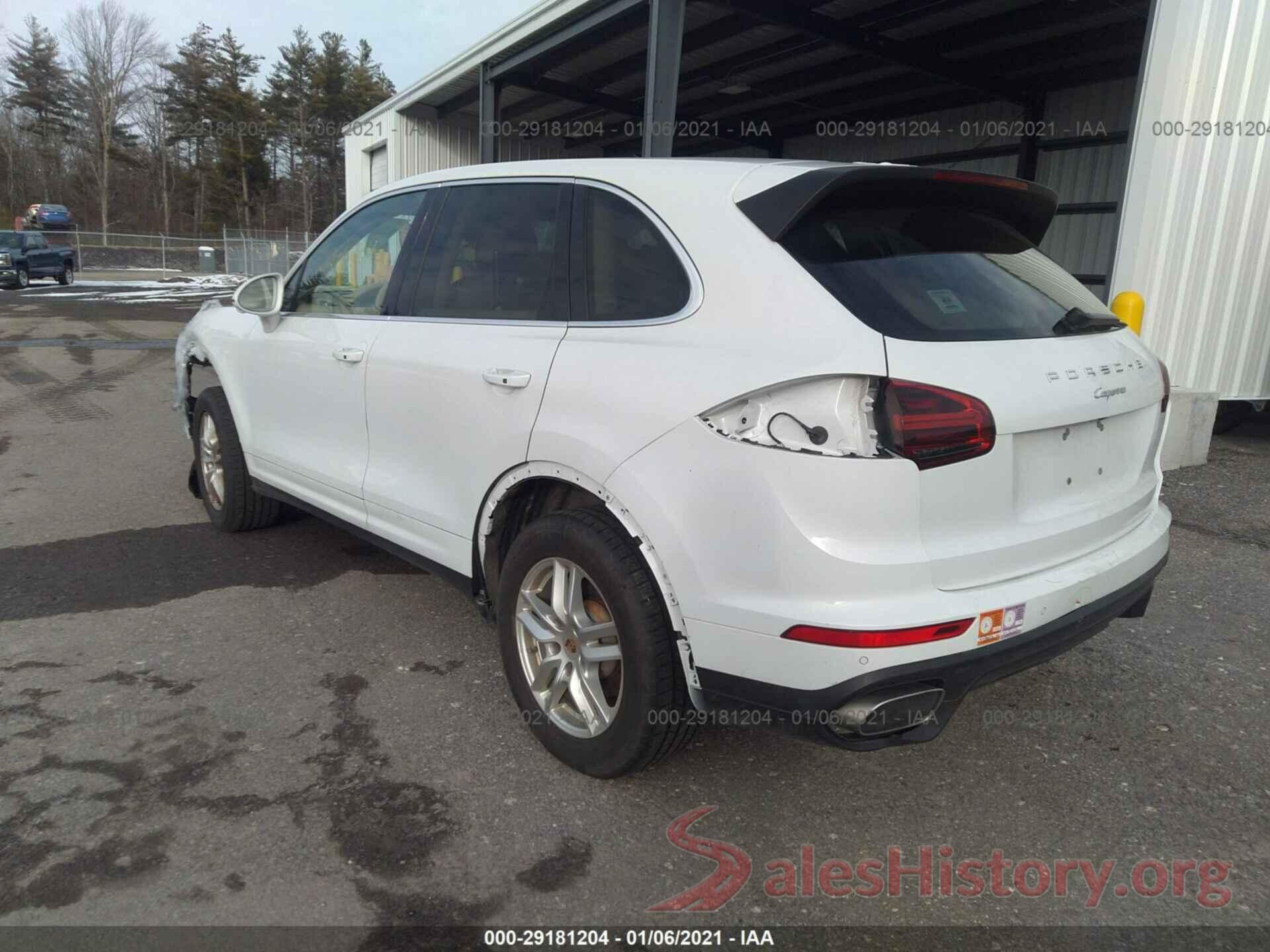 WP1AA2A27GKA11555 2016 PORSCHE CAYENNE