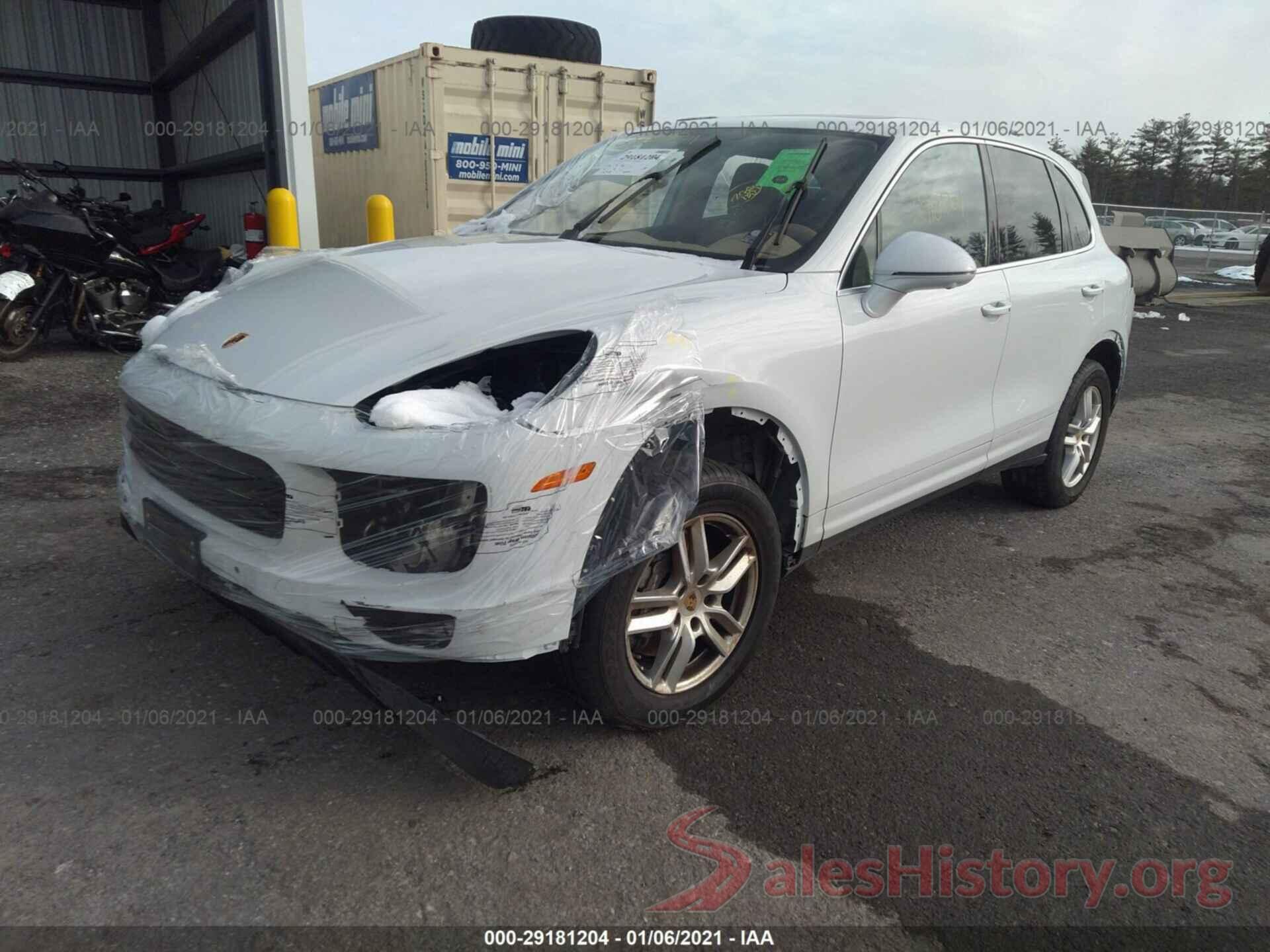 WP1AA2A27GKA11555 2016 PORSCHE CAYENNE